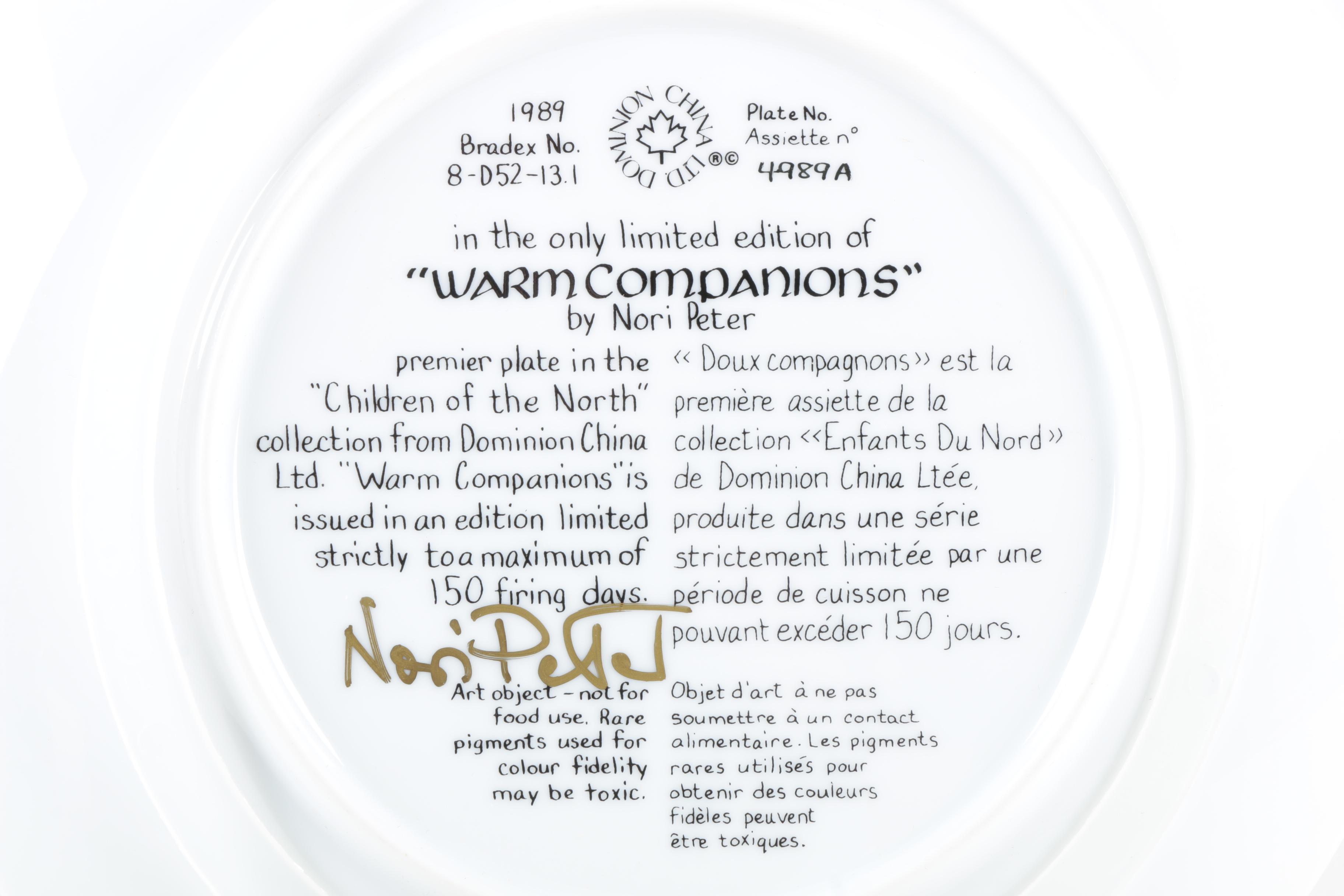 Assortment of Collectors Plates With COA