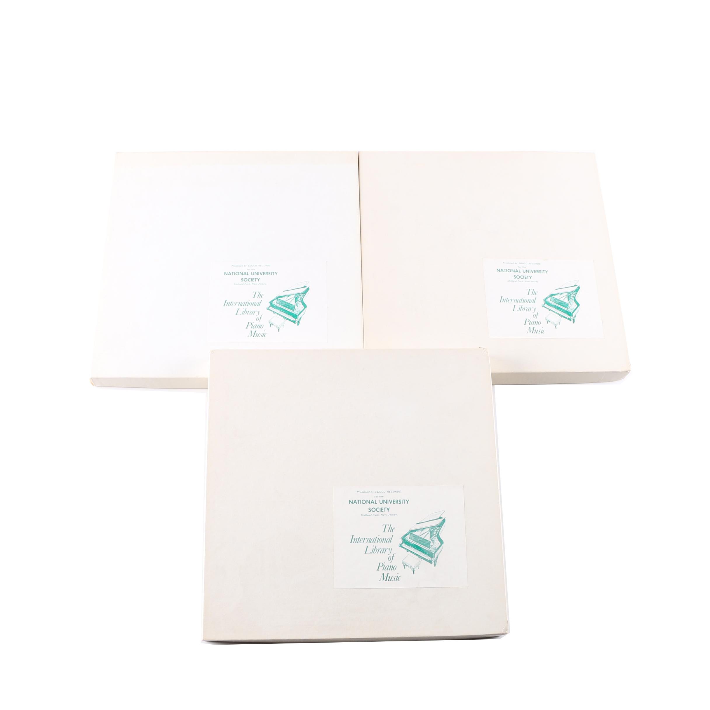International Library of Piano Music LP Box Sets