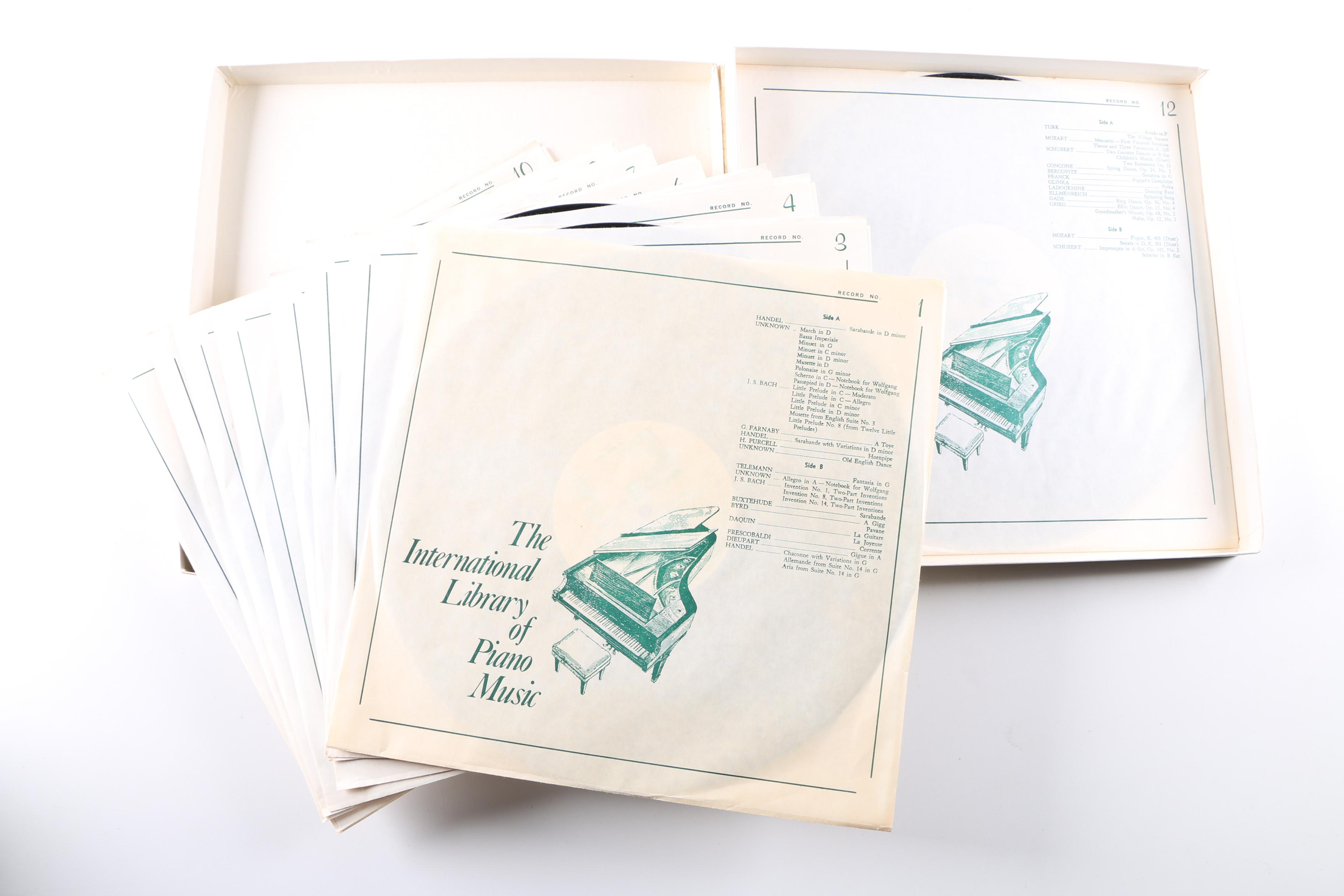 International Library of Piano Music LP Box Sets