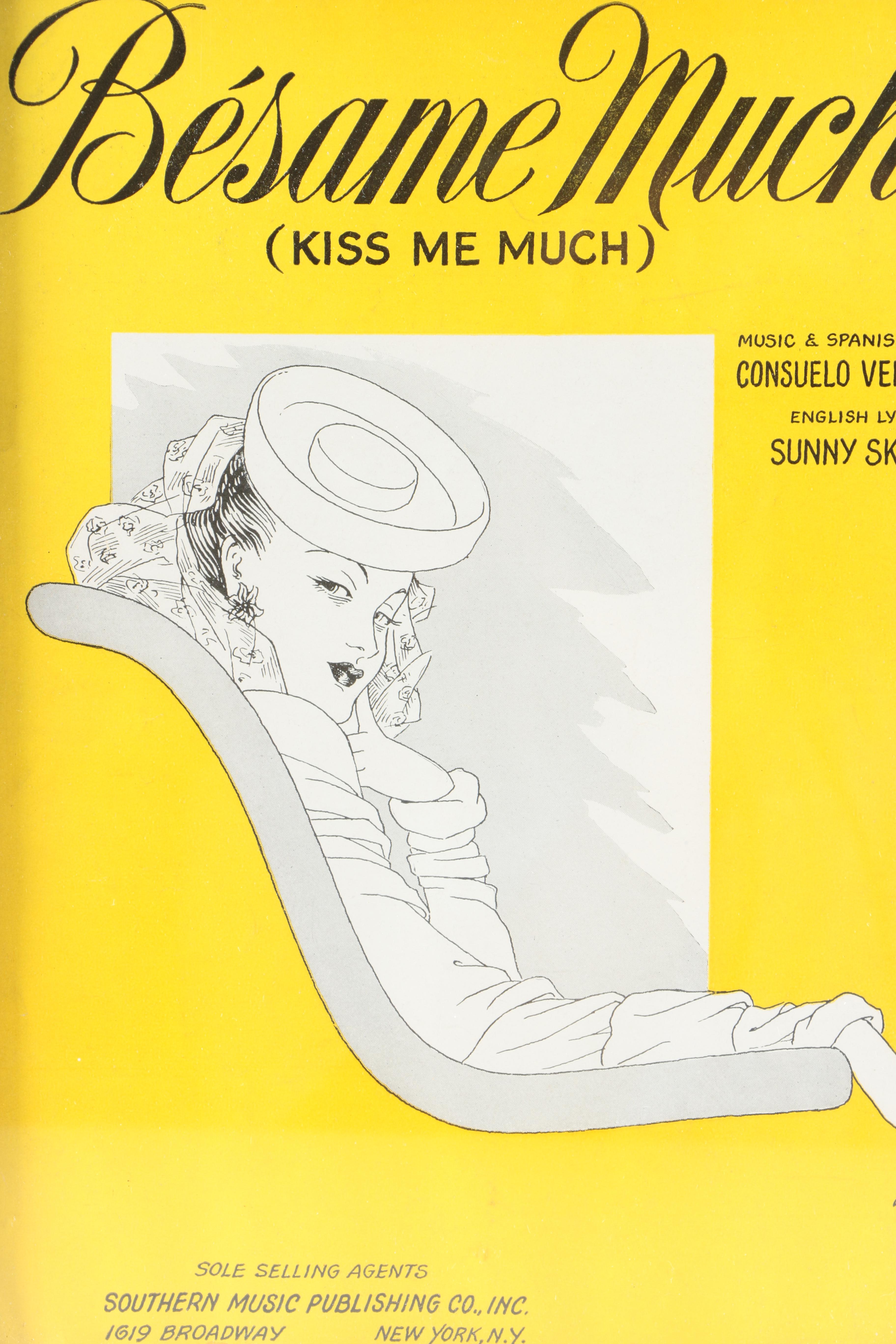 Halftone and Lithograph Music Advertisements