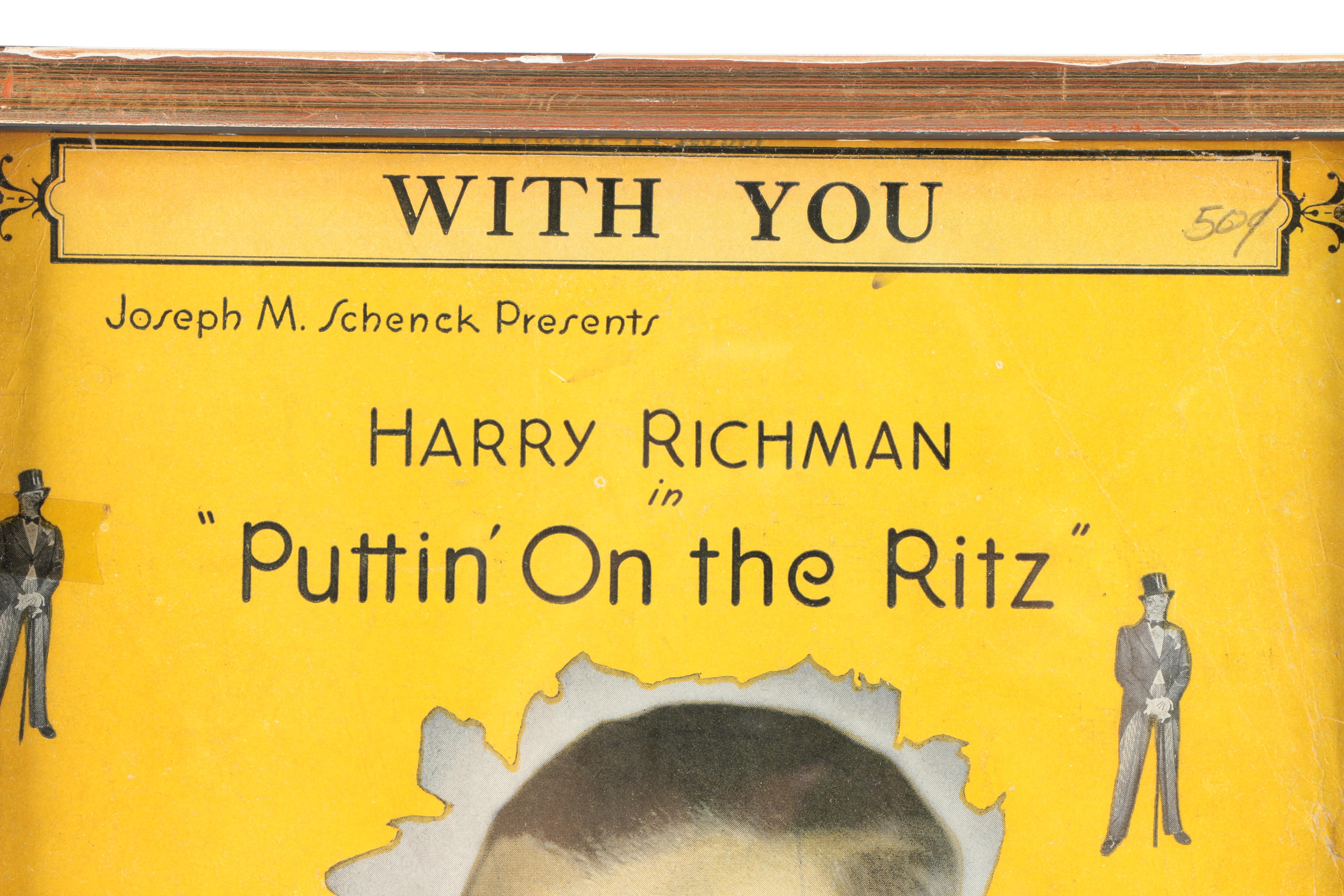 Halftone and Lithograph Music Advertisements