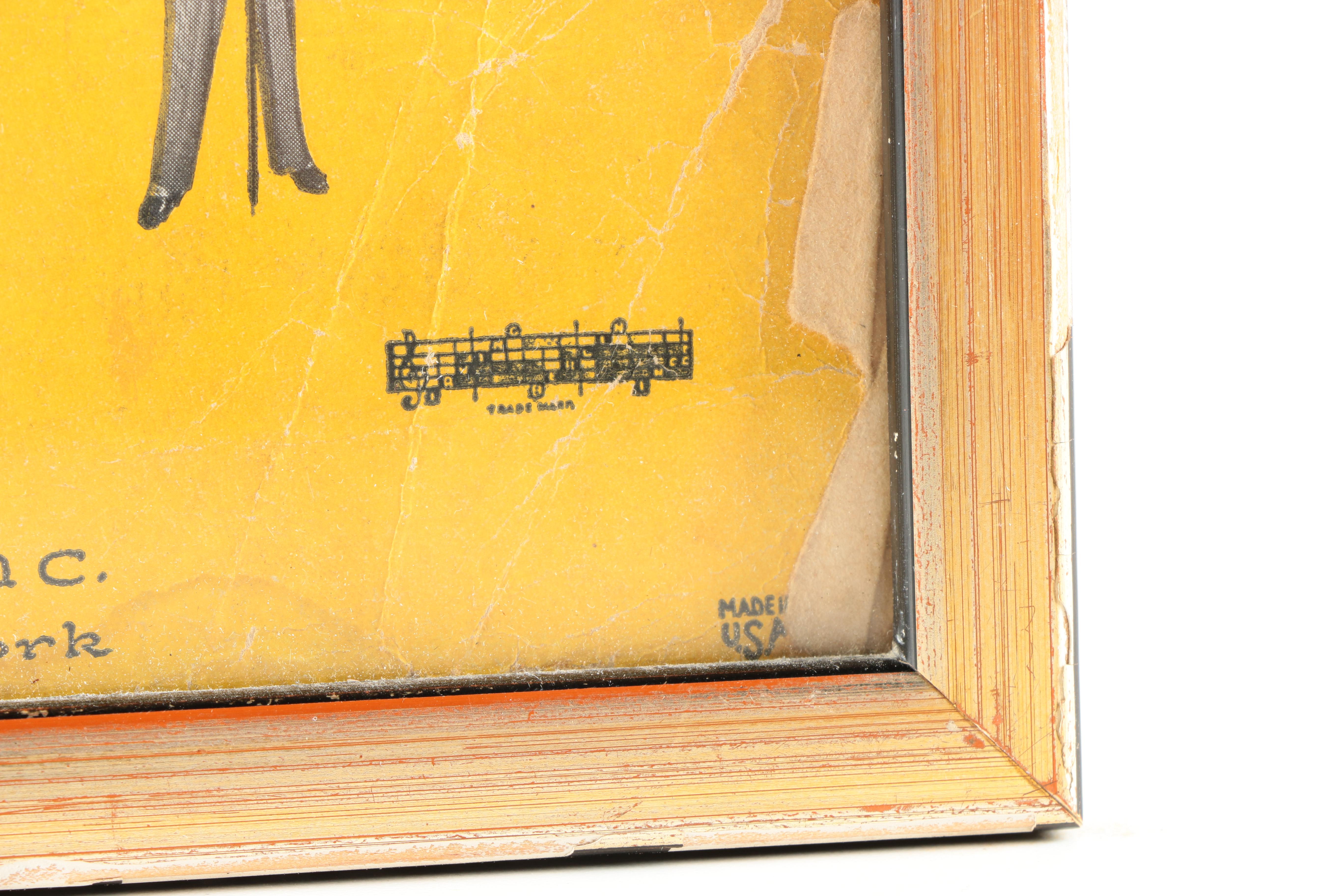 Halftone and Lithograph Music Advertisements