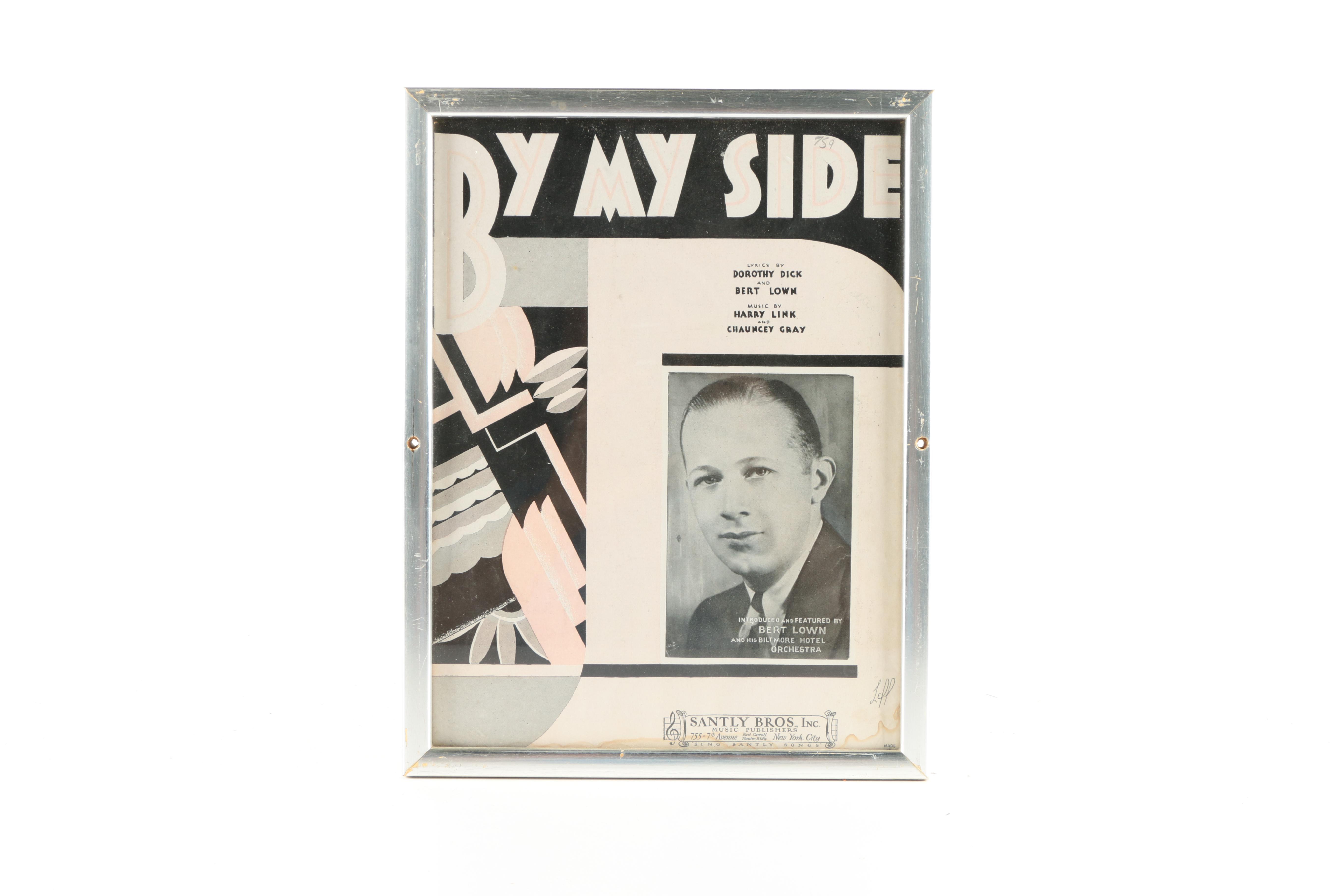 Halftone and Lithograph Music Advertisements