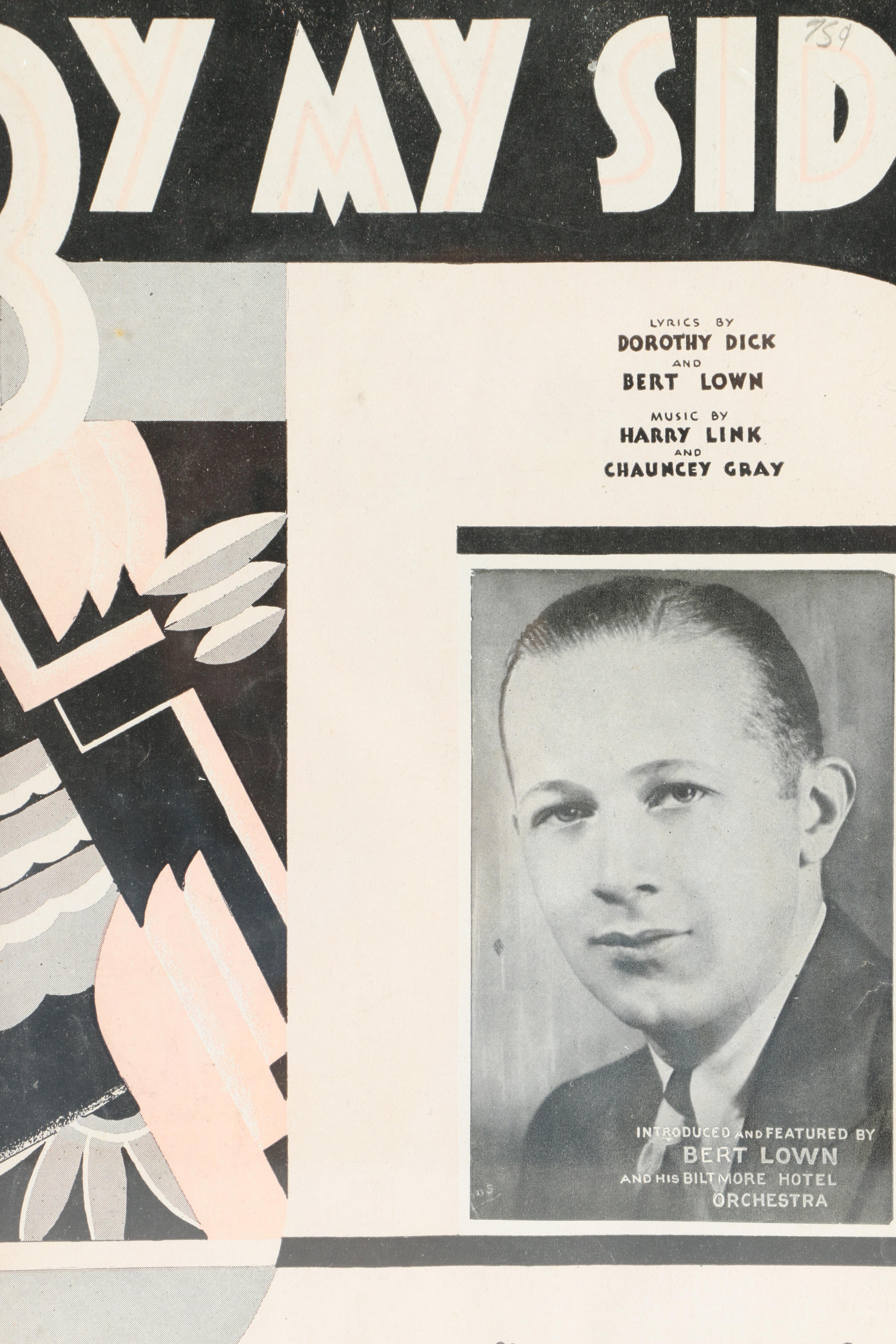 Halftone and Lithograph Music Advertisements