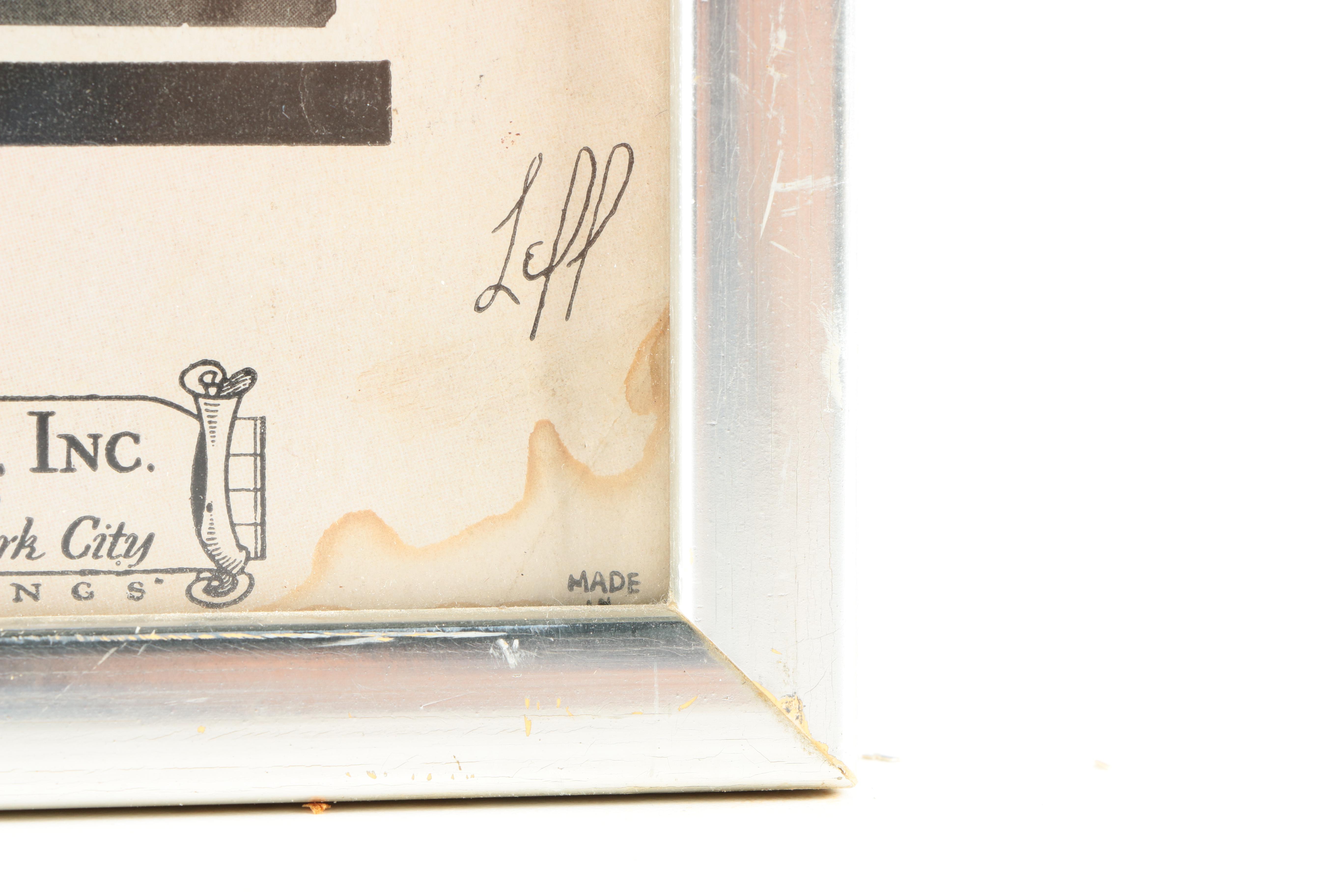 Halftone and Lithograph Music Advertisements