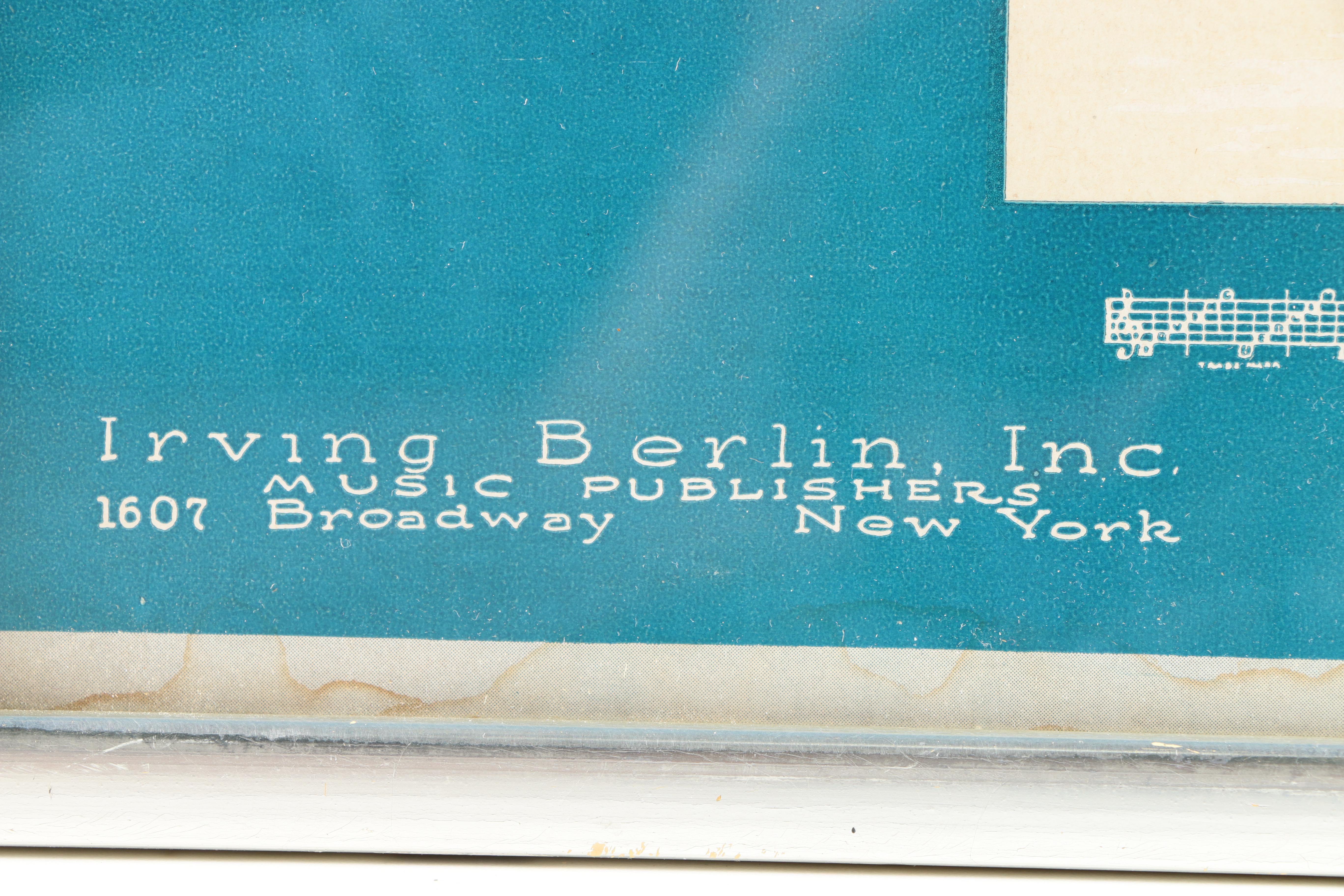 Halftone and Lithograph Music Advertisements