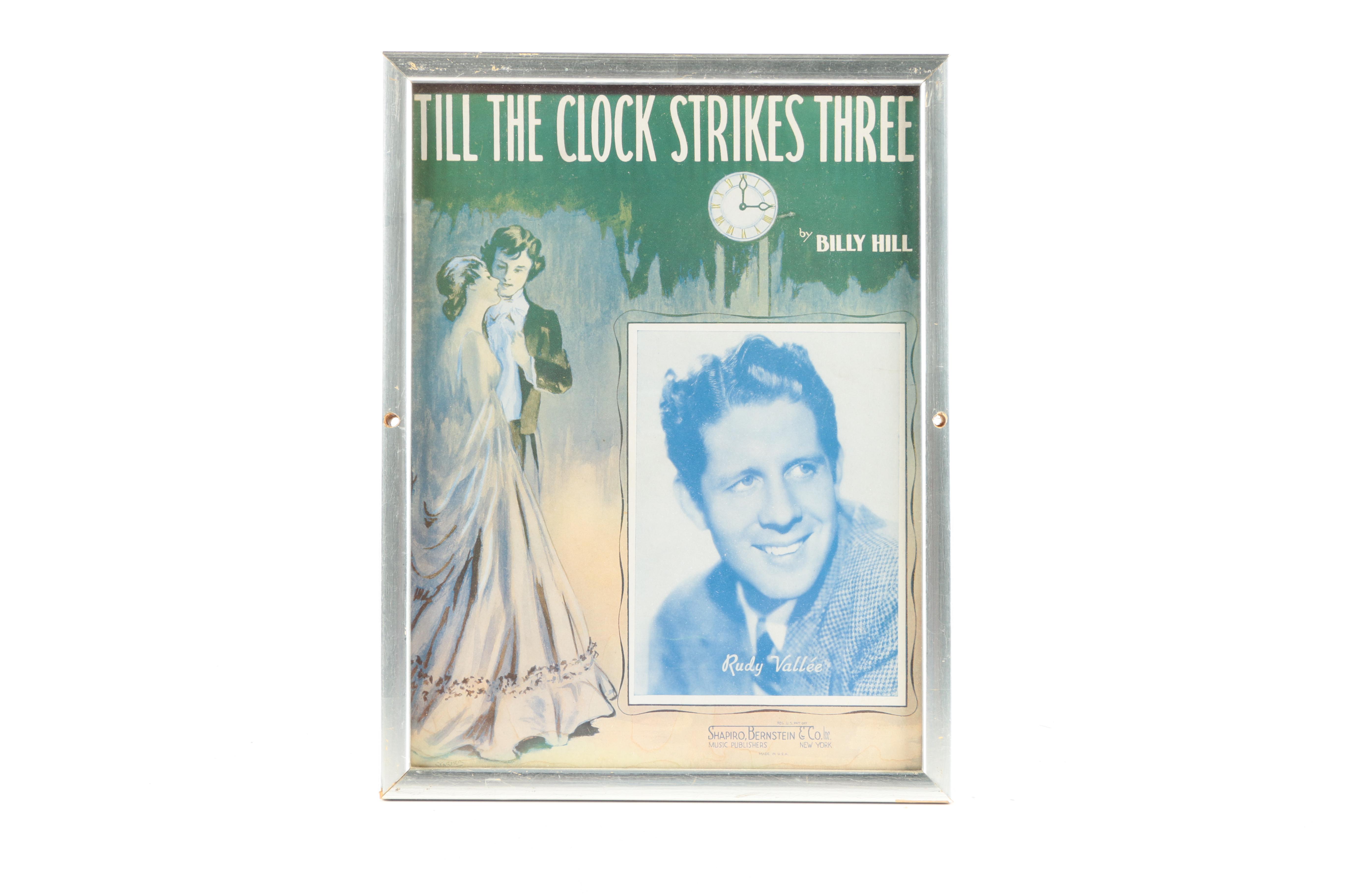 Halftone and Lithograph Music Advertisements