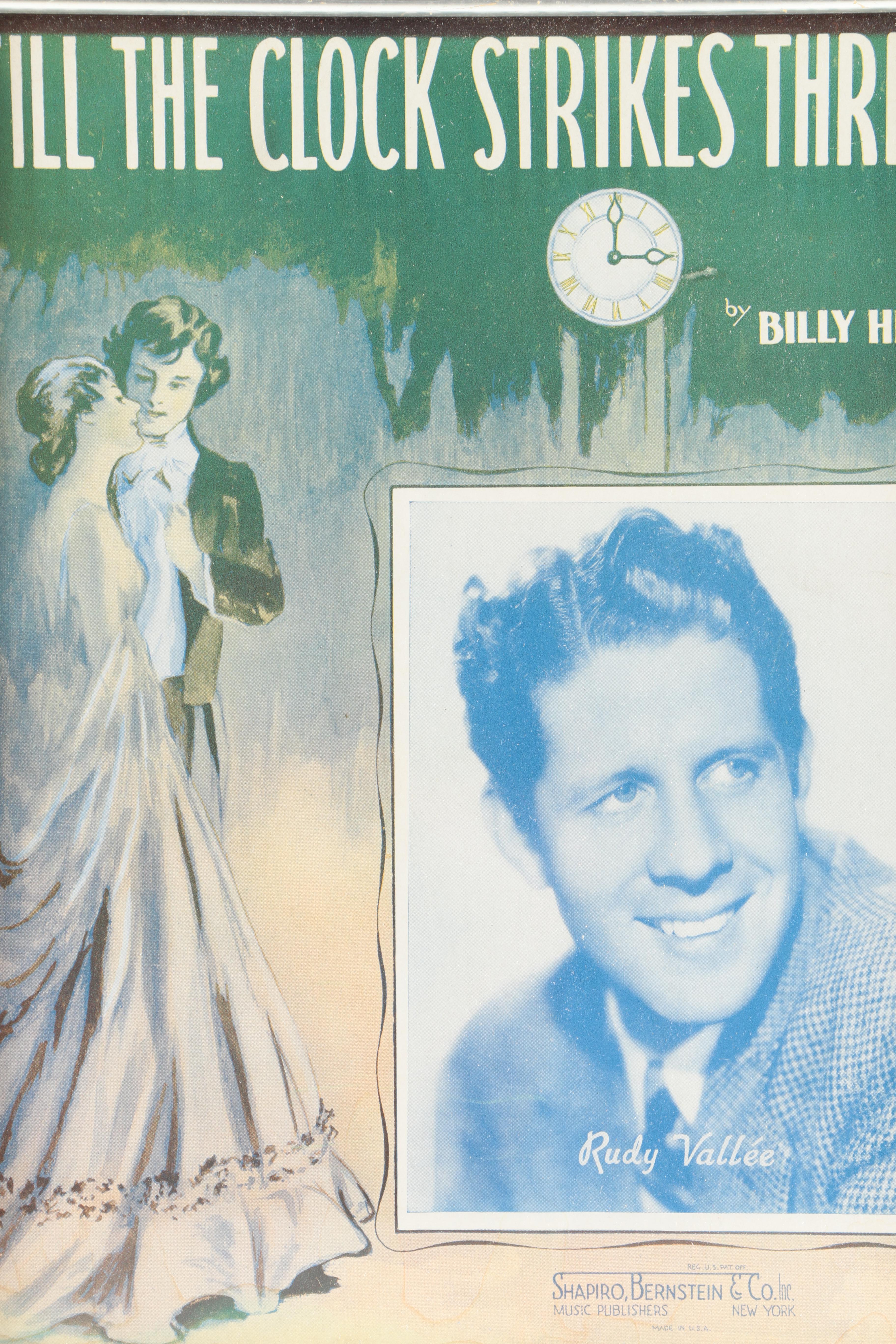 Halftone and Lithograph Music Advertisements