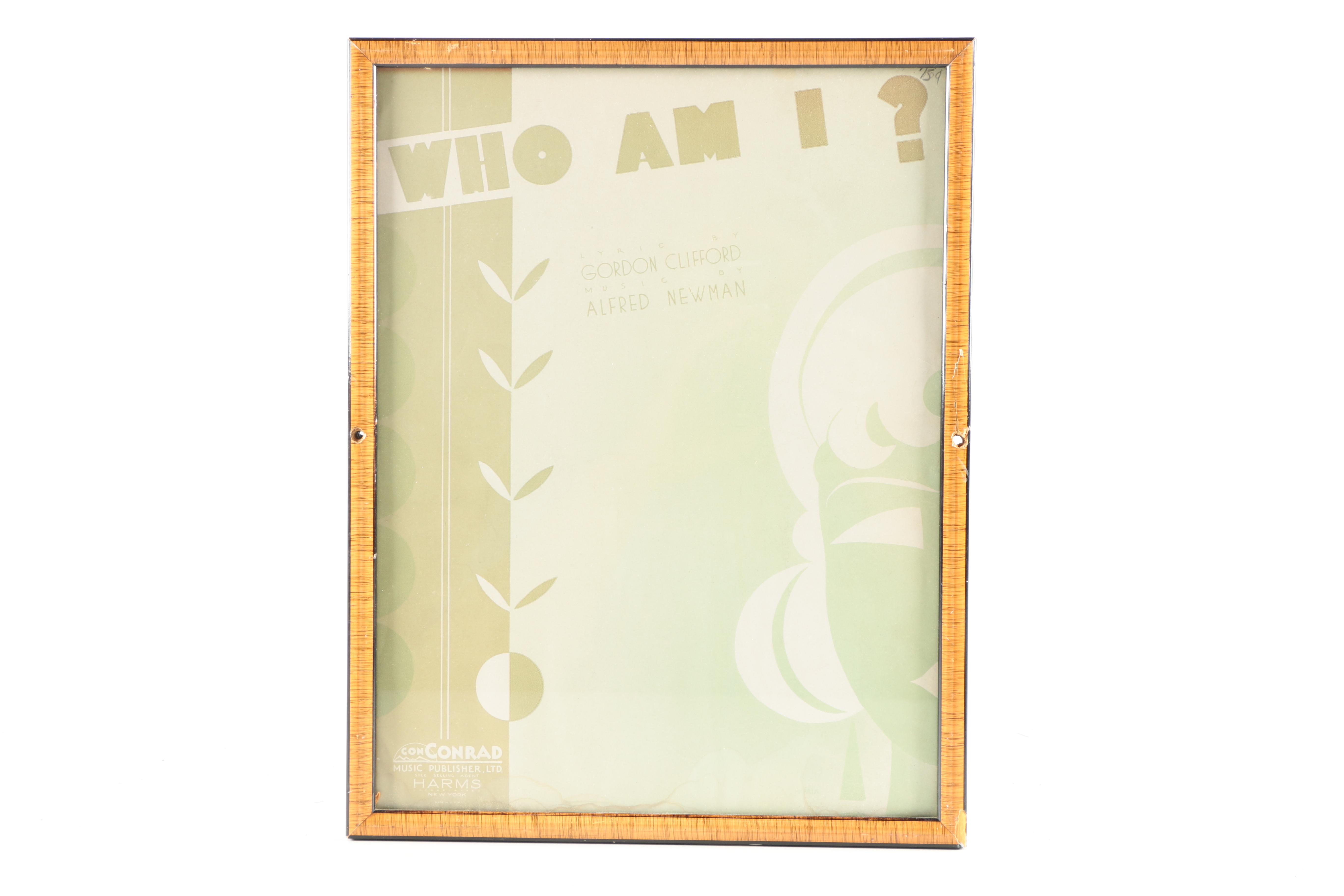 Halftone and Lithograph Music Advertisements