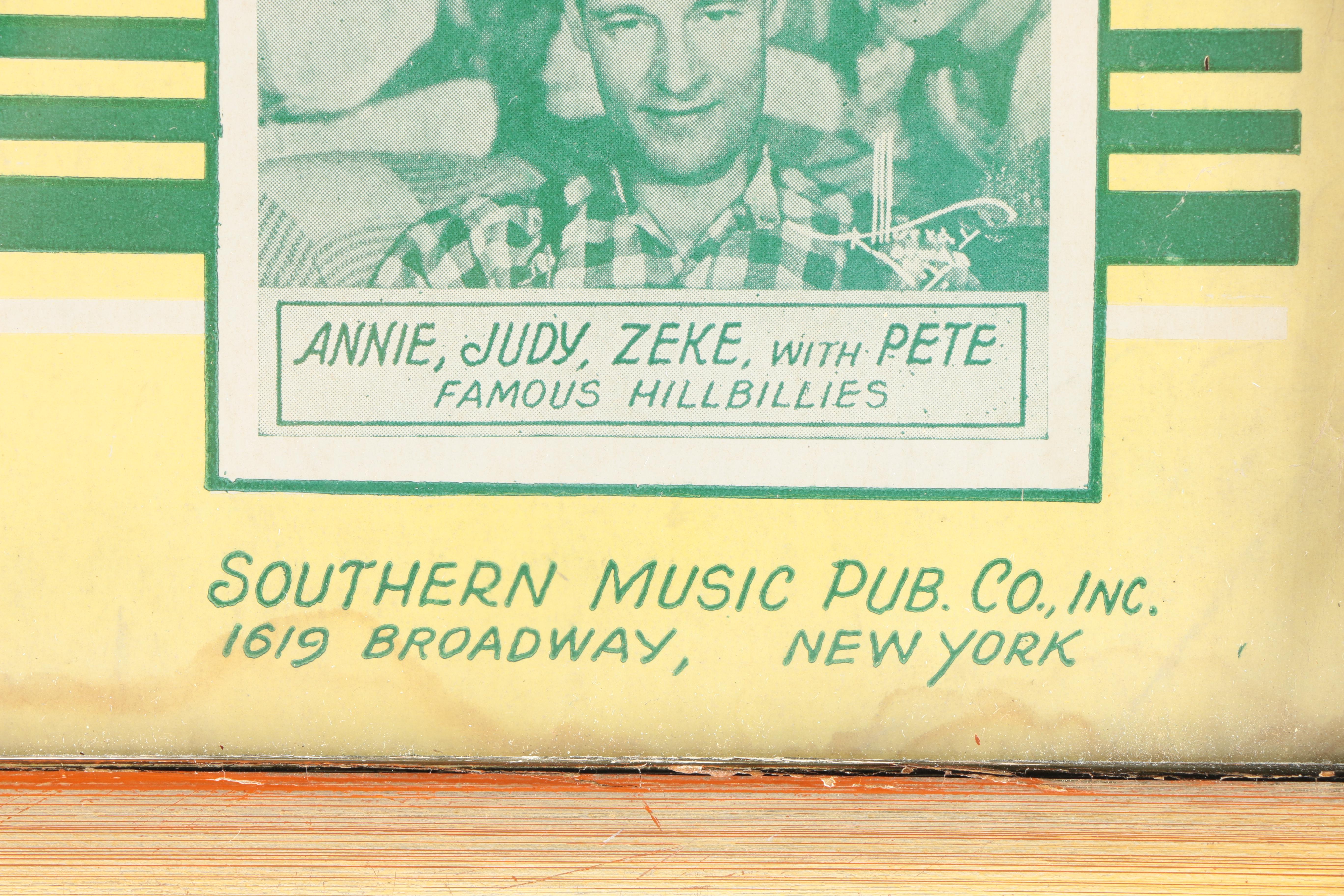 Halftone and Lithograph Music Advertisements