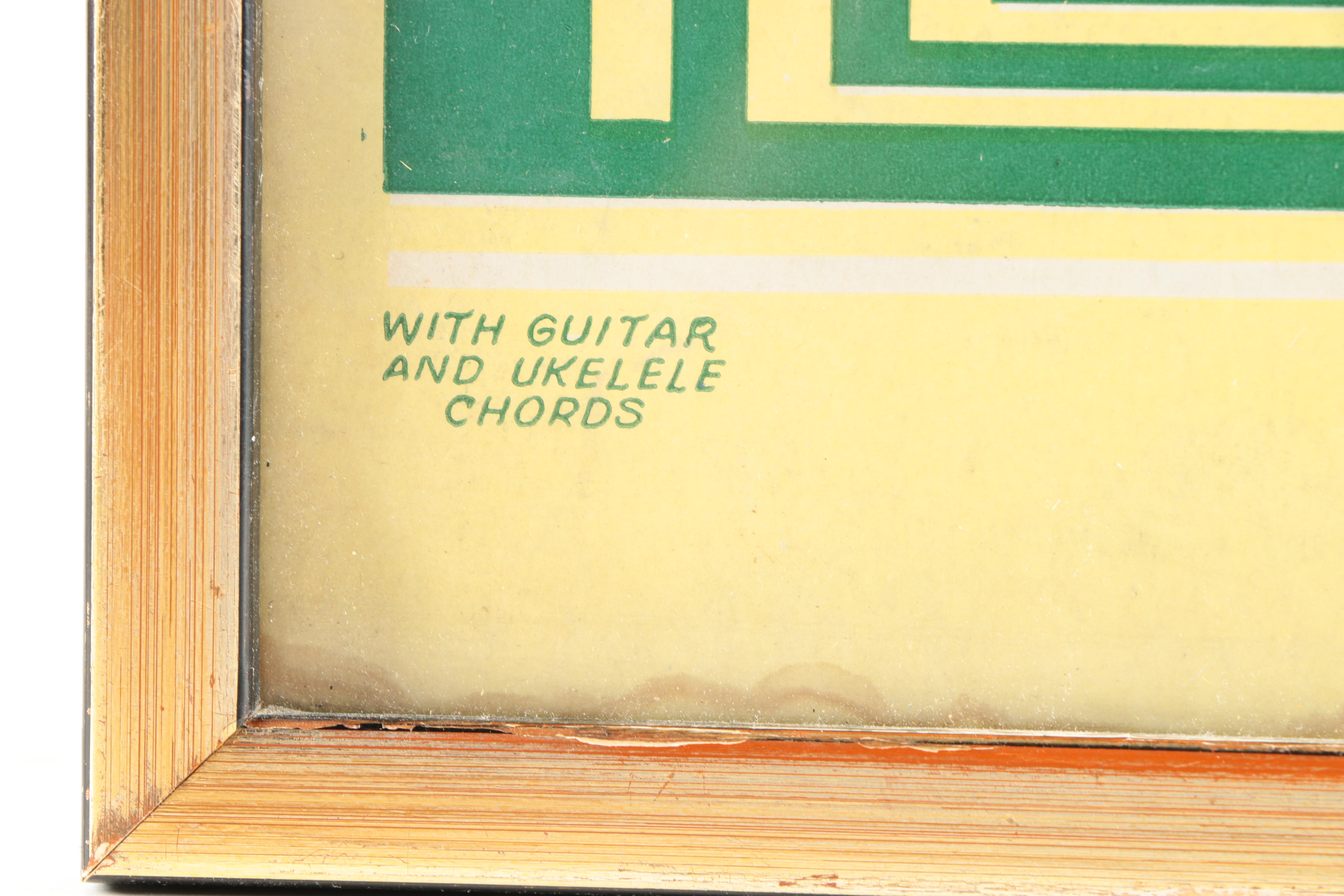 Halftone and Lithograph Music Advertisements