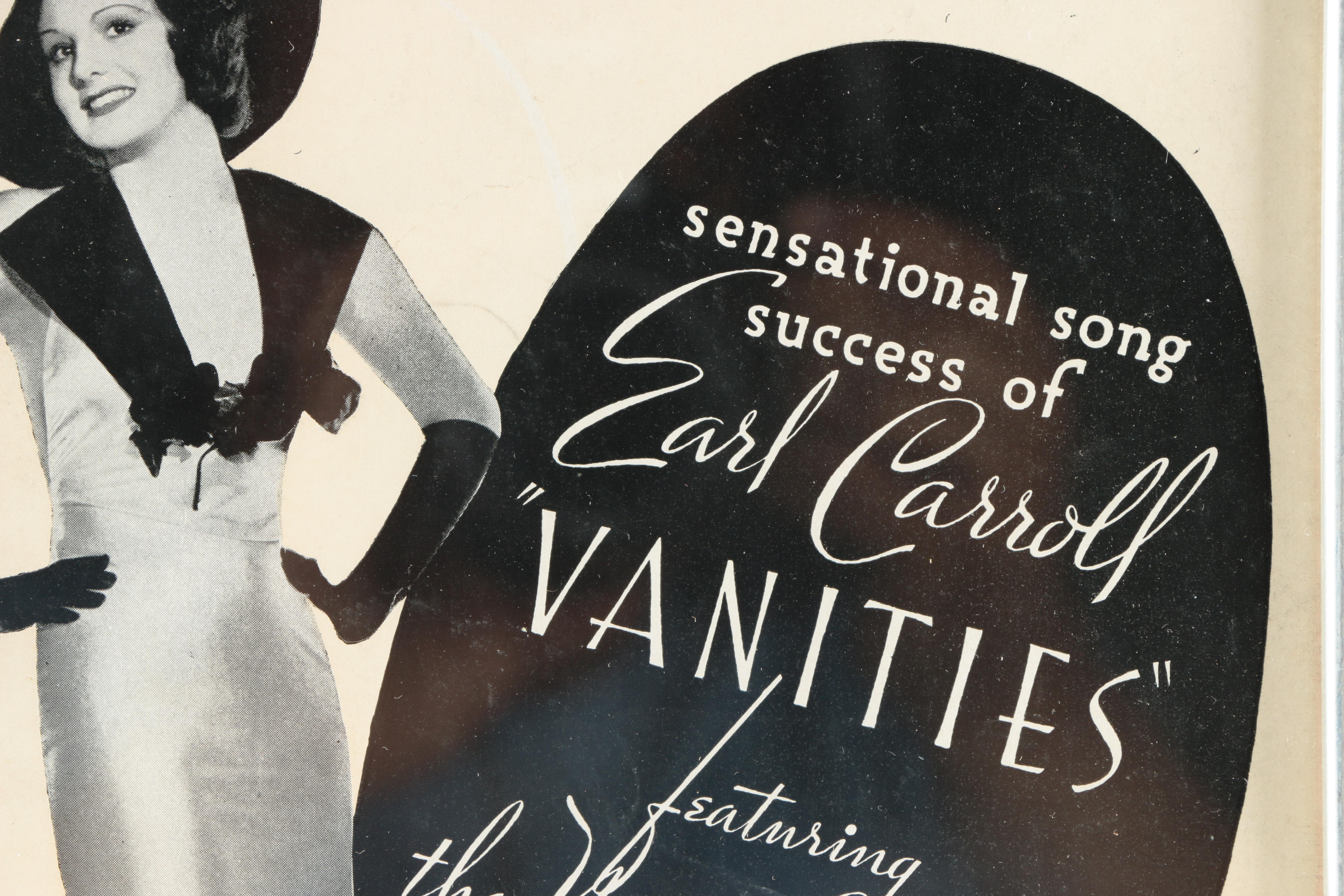 Halftone and Lithograph Music Advertisements