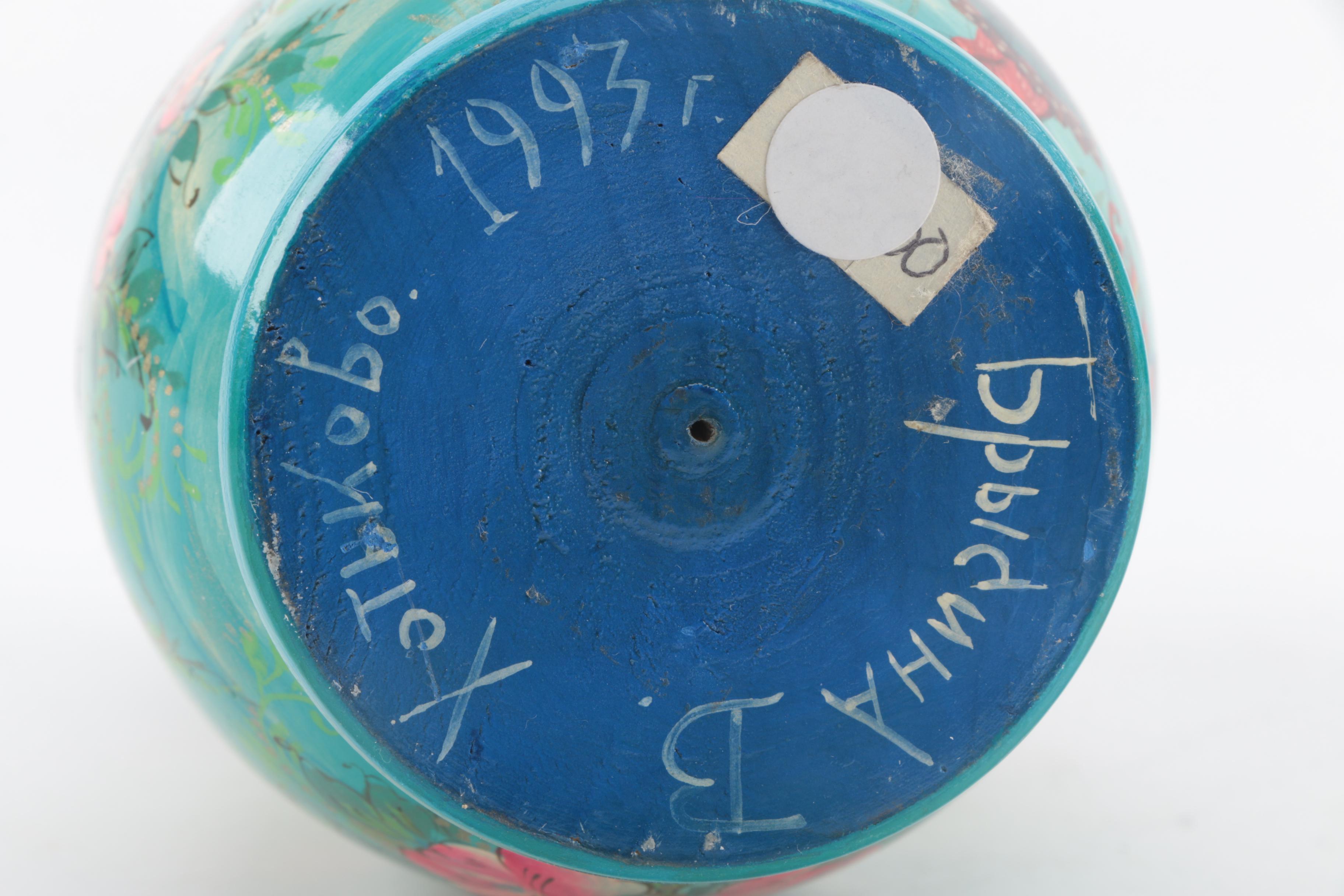 Matroyshska Winter Themed Nesting Doll