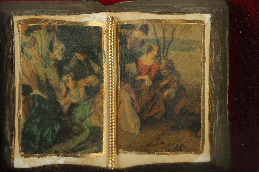 Lithograph after a Drawing and a Plaster Figurine