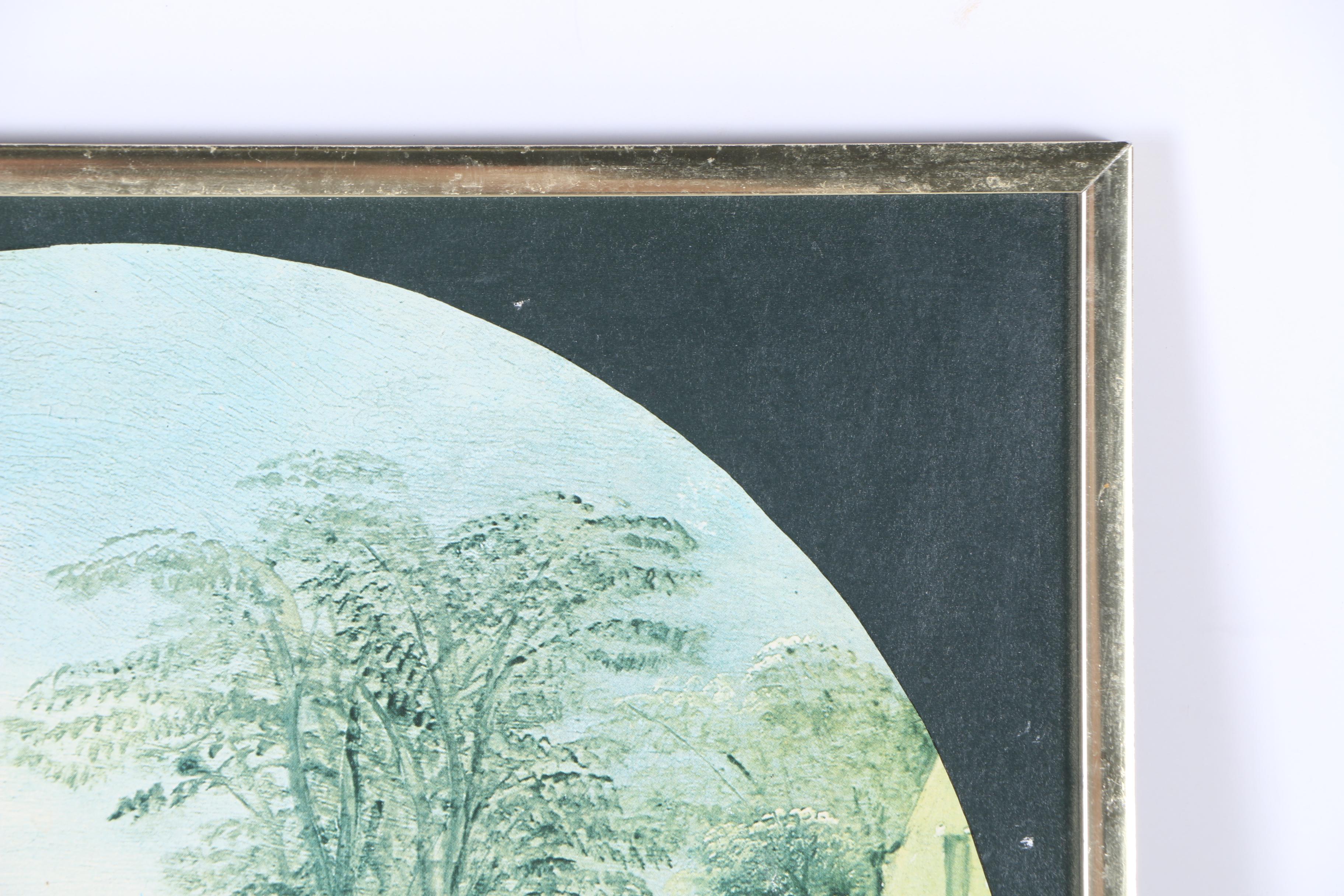 Two Offset Lithographs of Nostalgic Village Scenes