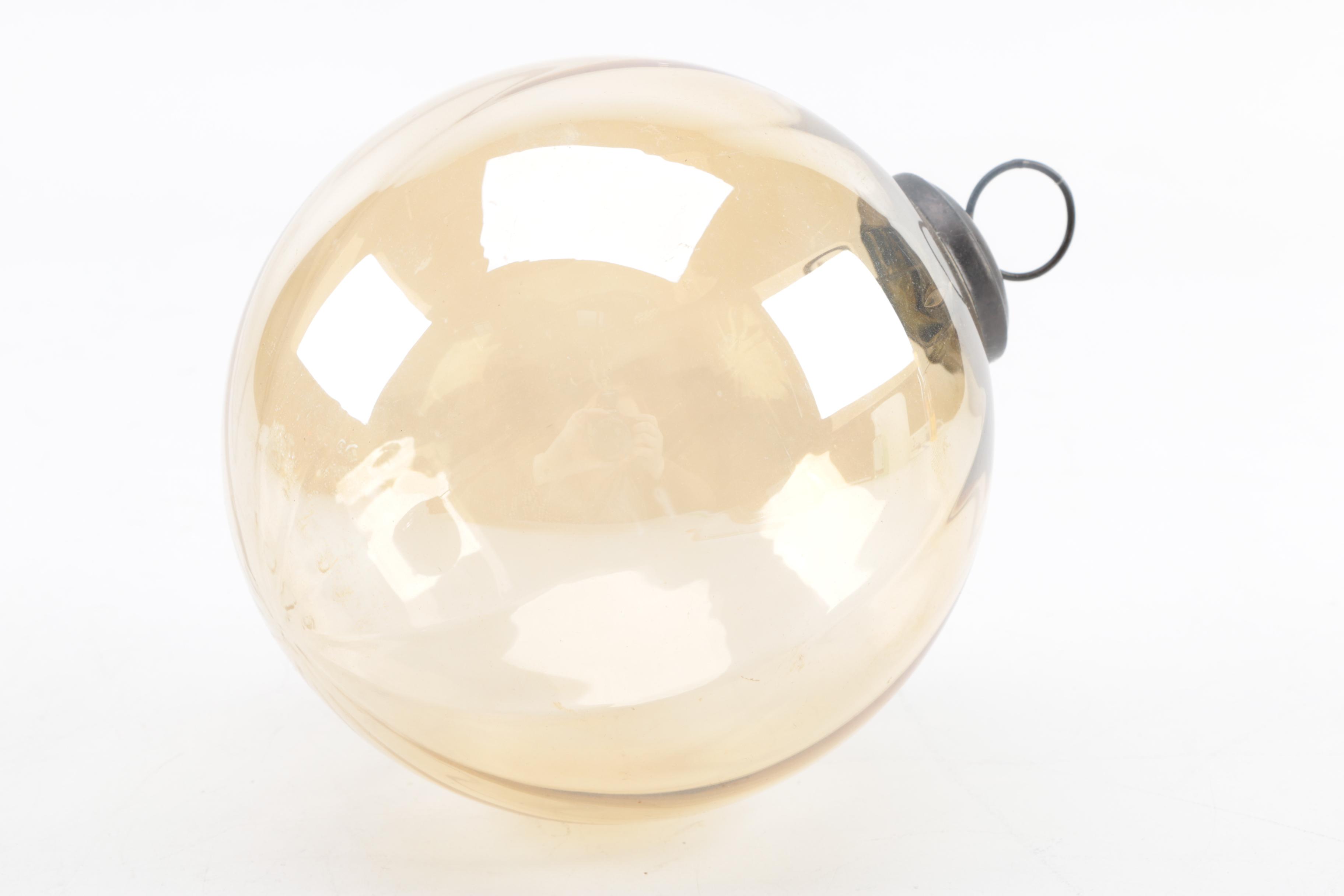 Glass Ornaments and Beaded Garland