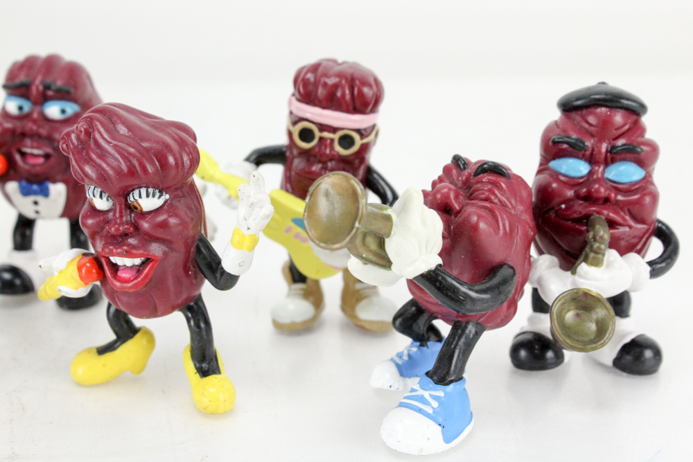 Collection of California Raisins Toys