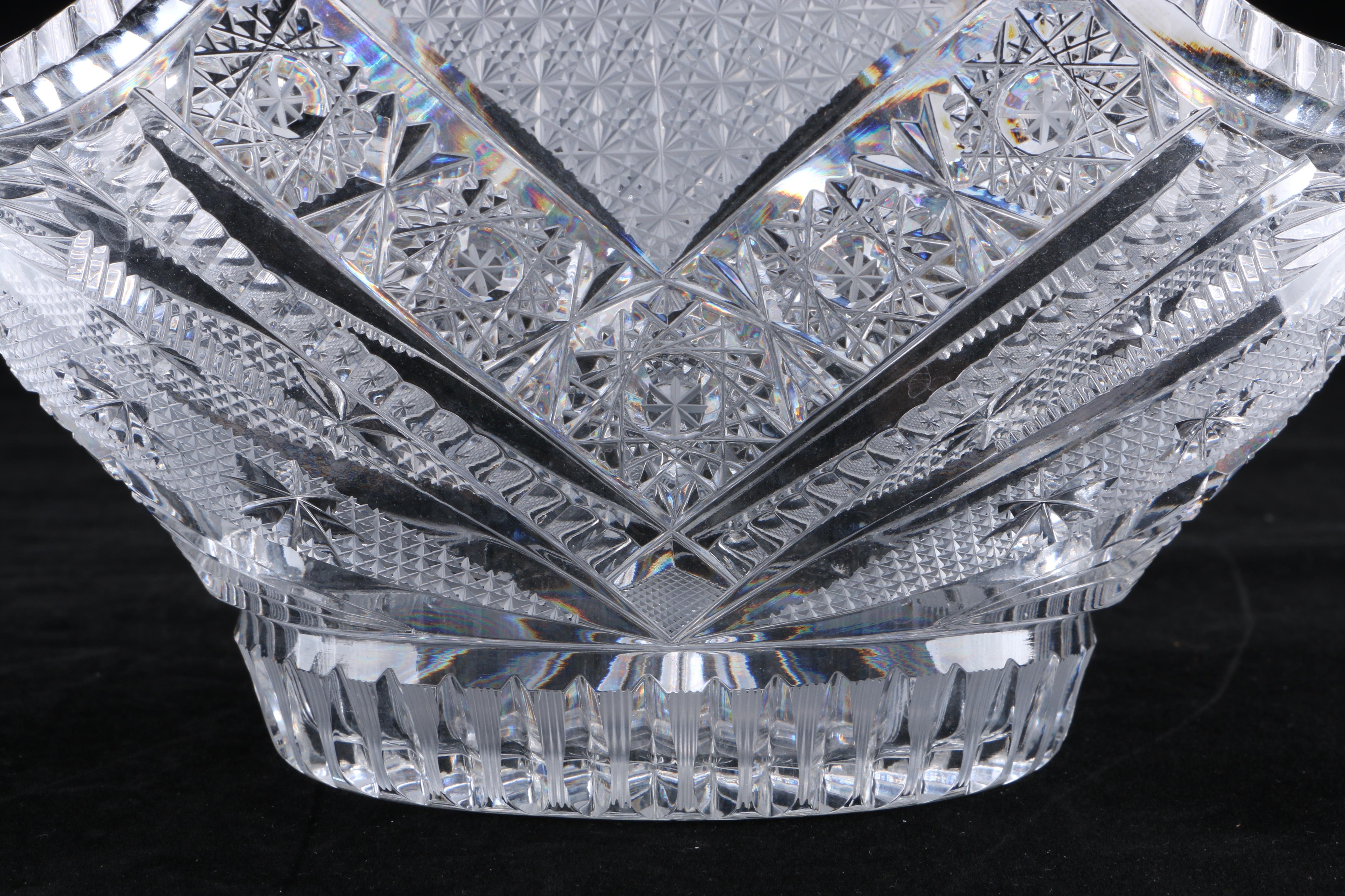 American Brilliant Cut Serving Pieces