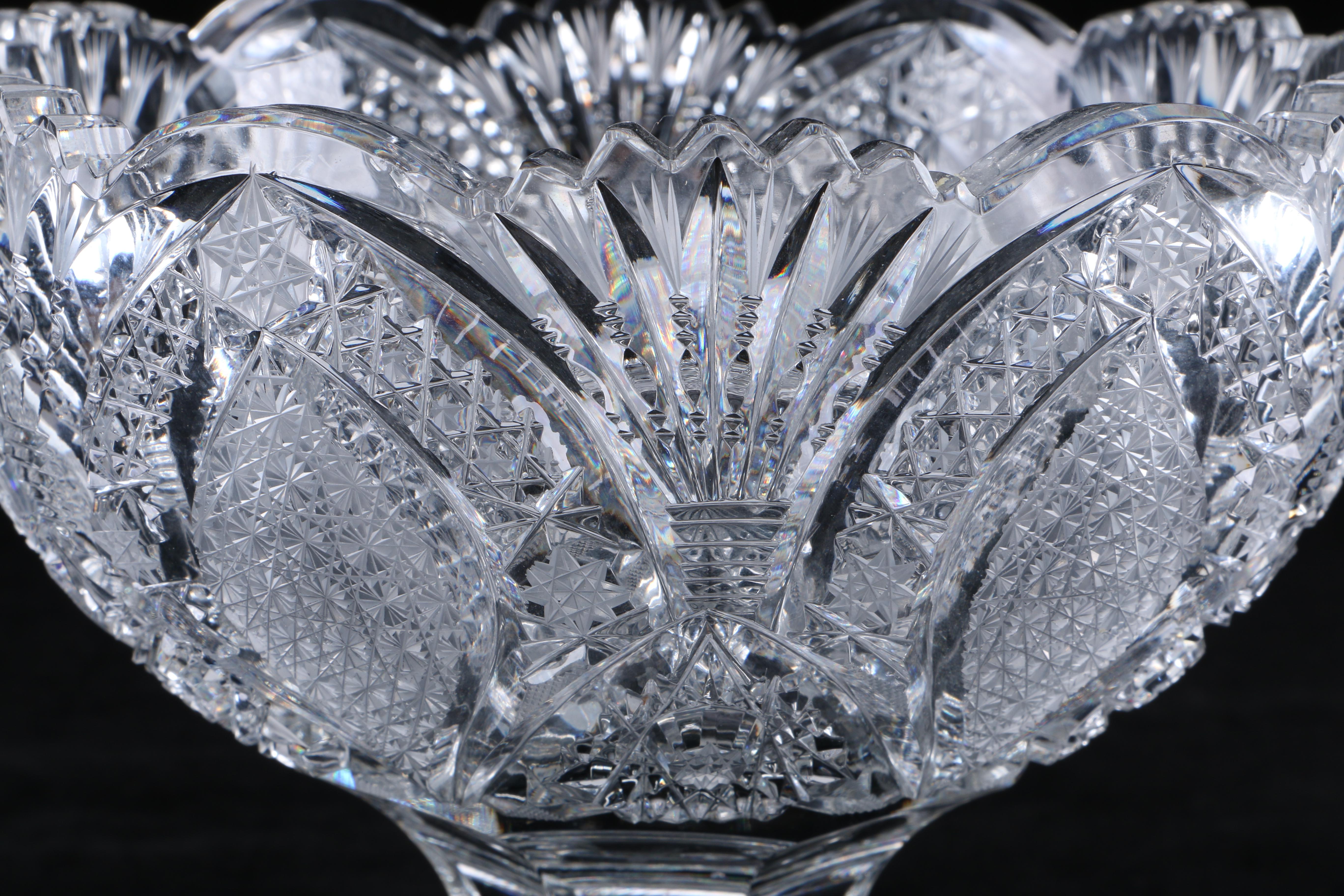 American Brilliant Cut Serving Pieces