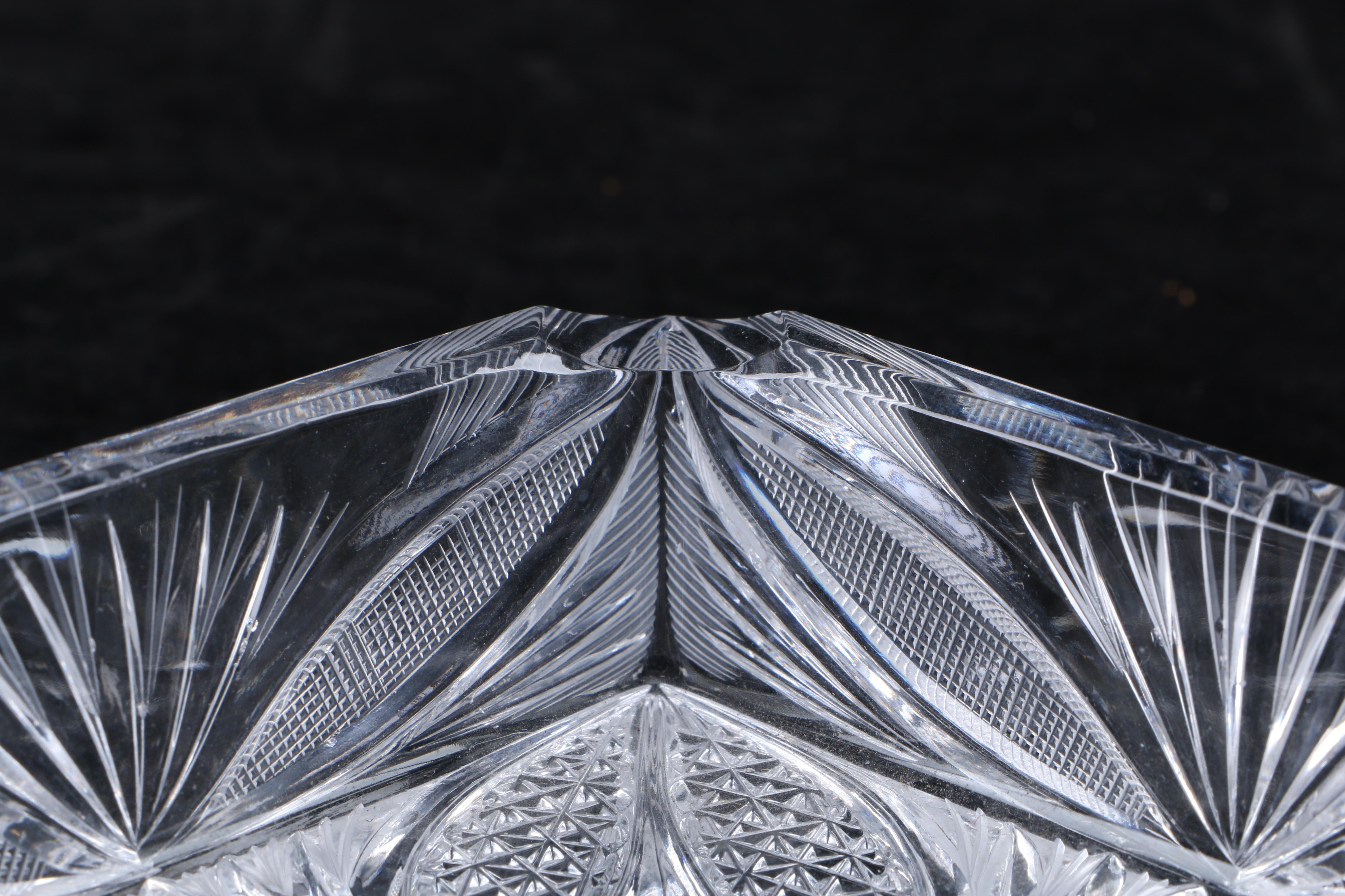 American Brilliant Cut Serving Pieces