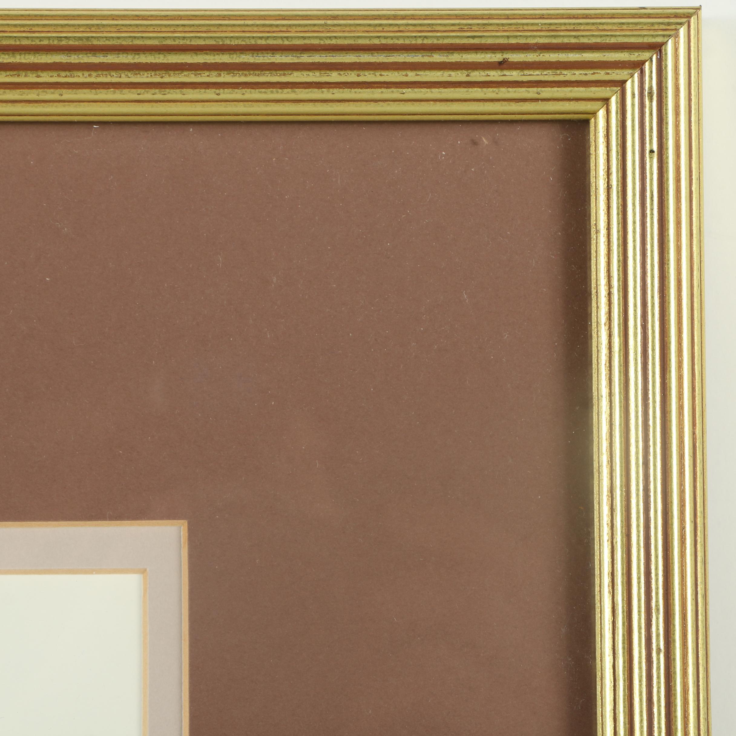 Mary Vincent Bertrand Offset Lithograph "Flitting Wings"