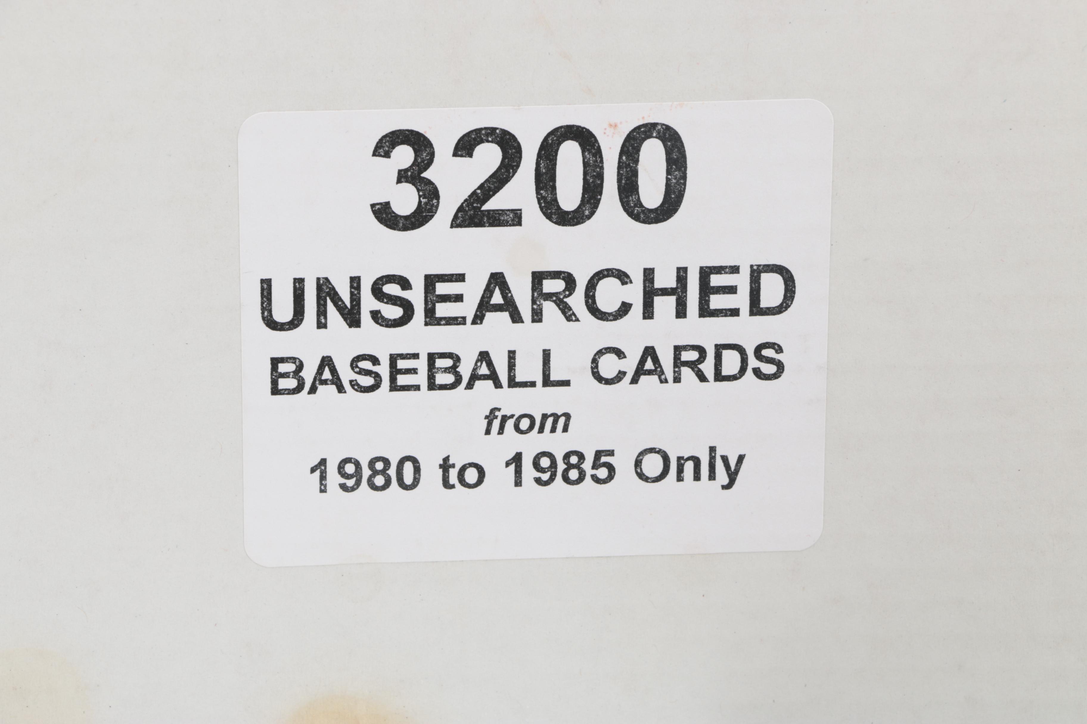 1980s Topps Baseball Cards