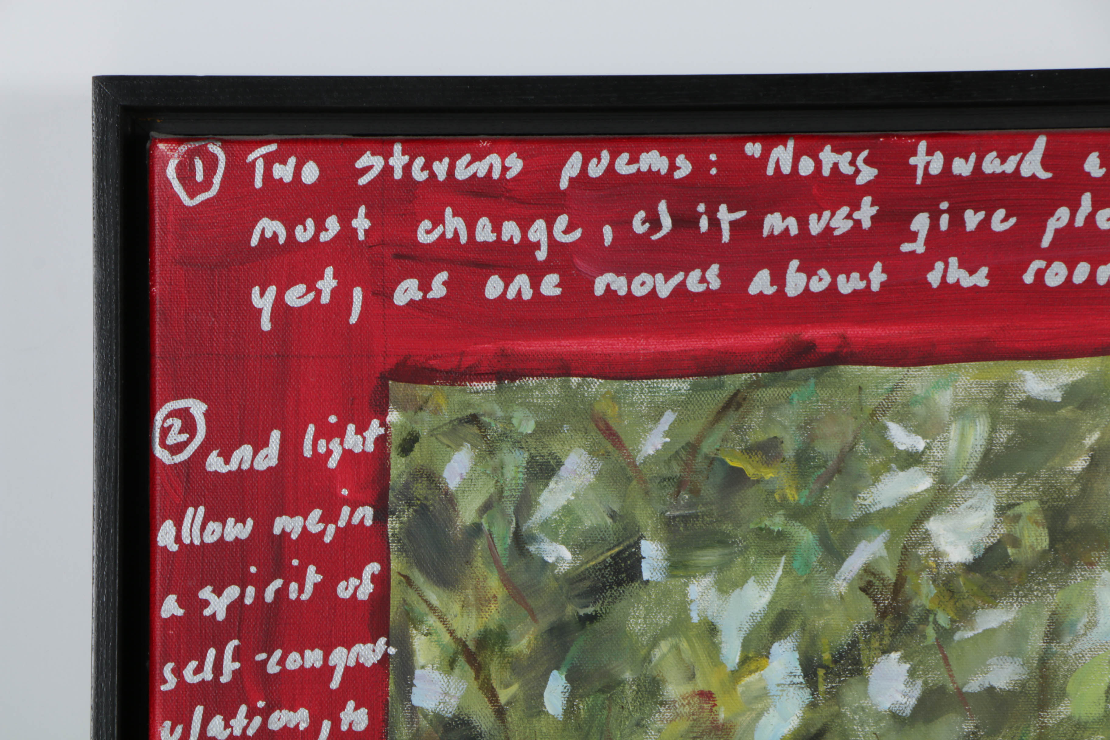 M. Shapiro Oil Painting on Canvas Landscape