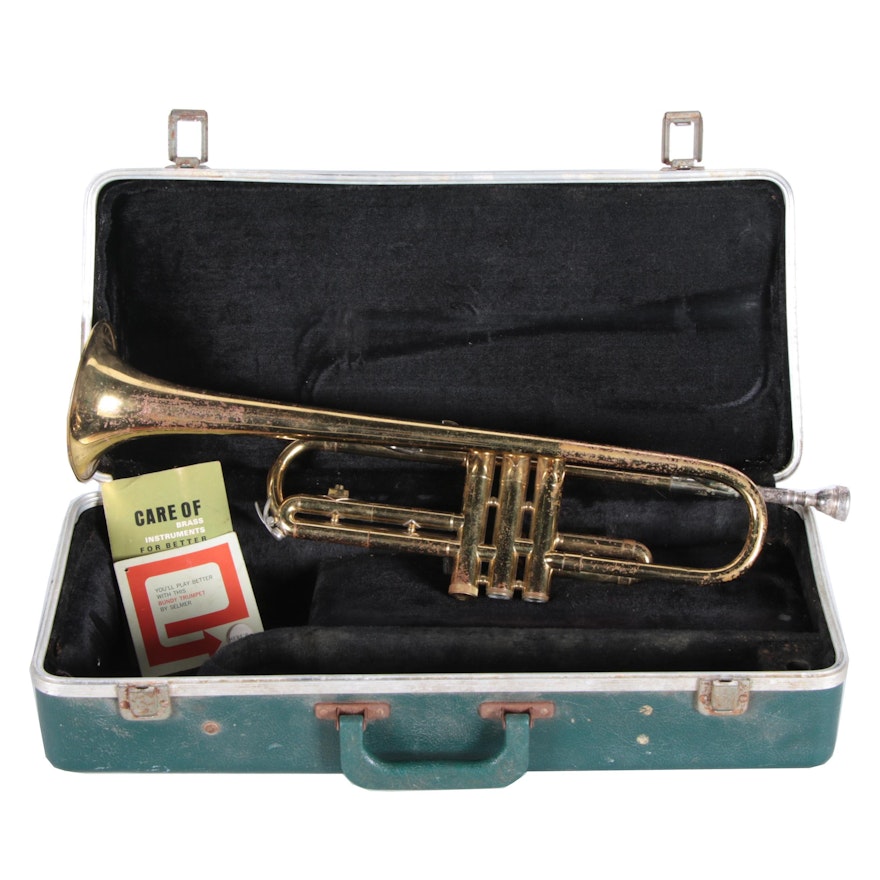 Vintage Selmer Bundy Trumpet and Case