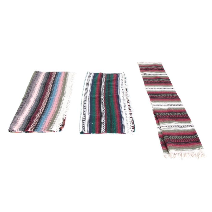 Handwoven Mexican Style Blankets