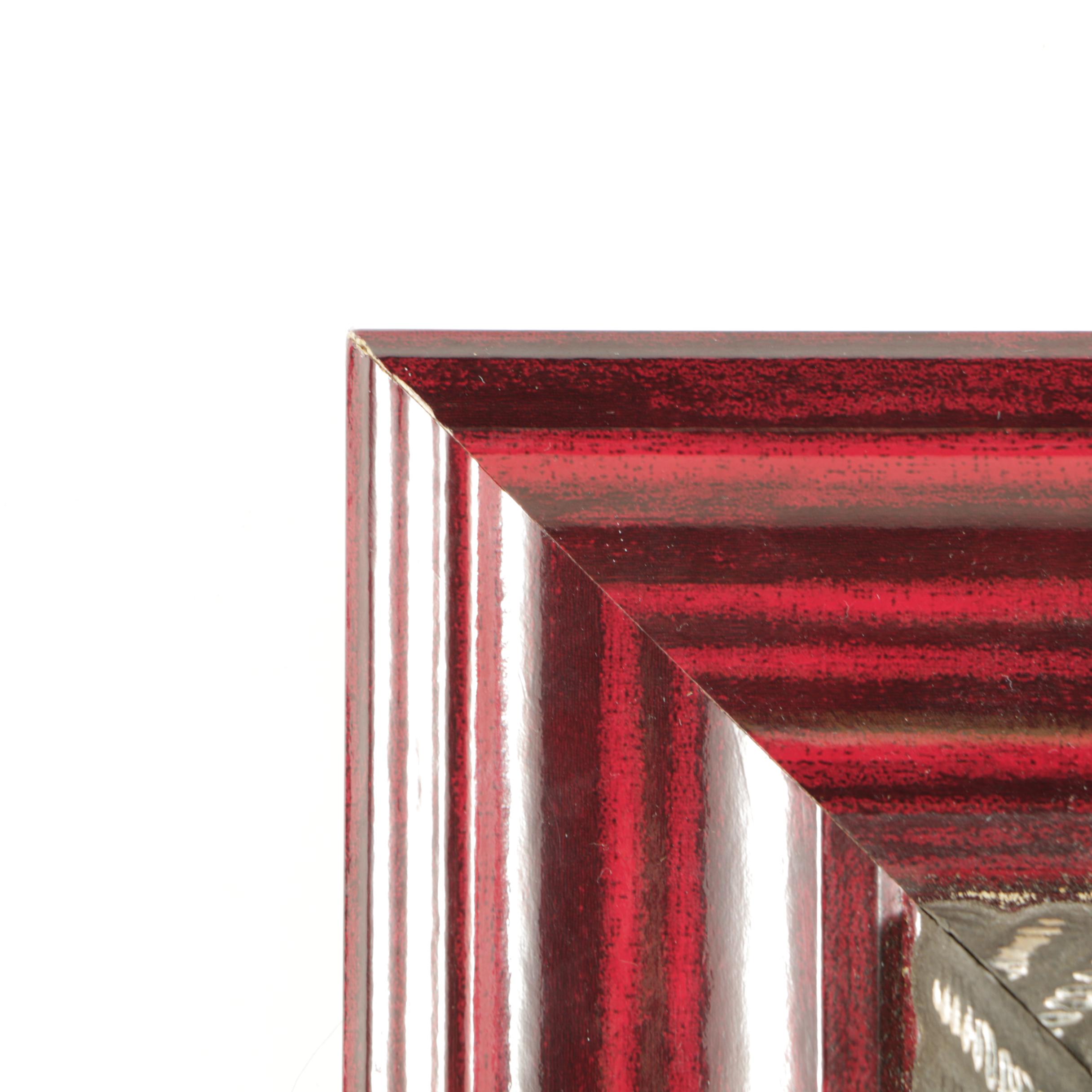 Offset Lithograph on Paper After Digital Collage of Crimson Tide Football