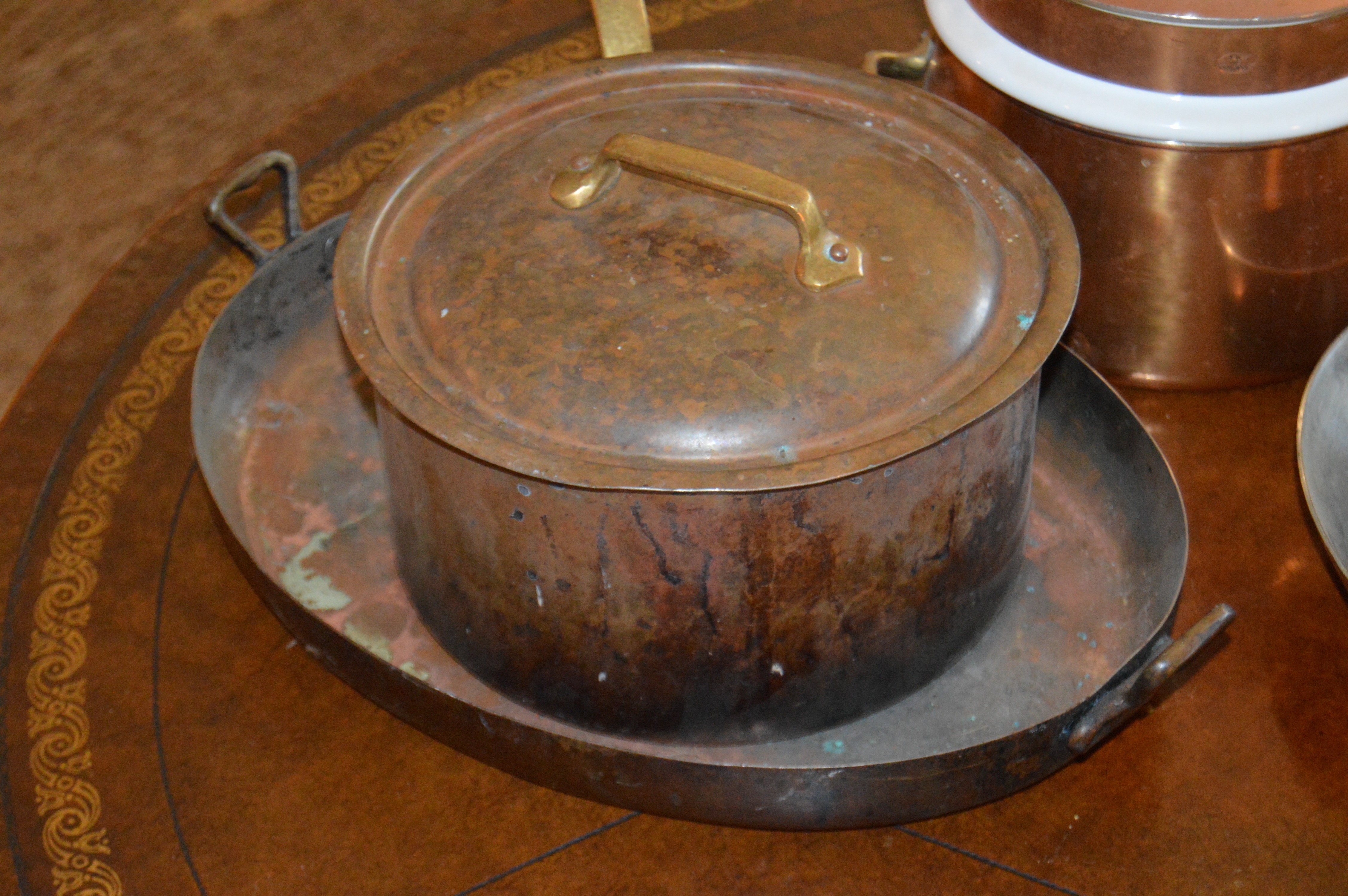 Copper Cookware and Double Boiler
