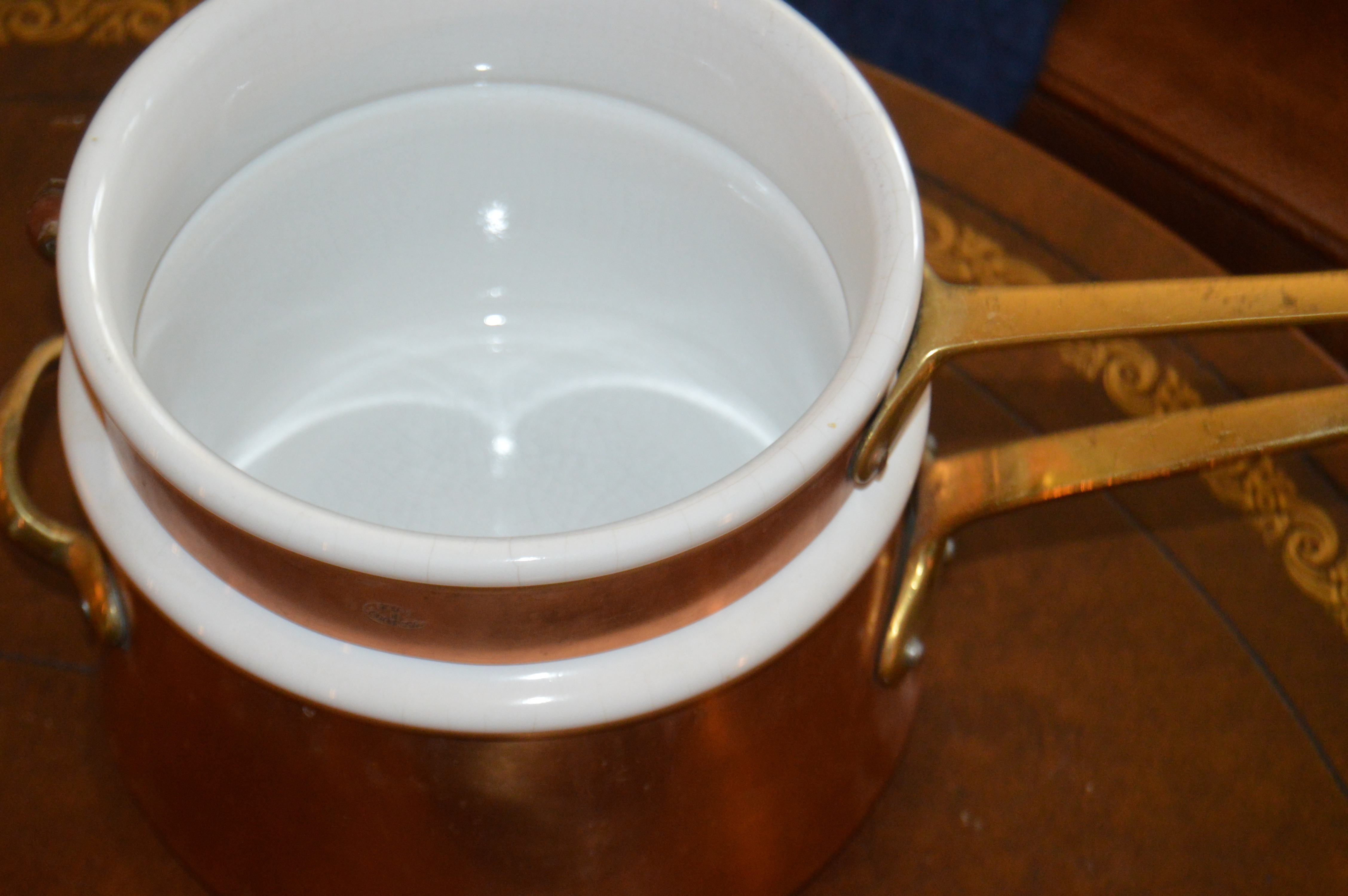 Copper Cookware and Double Boiler