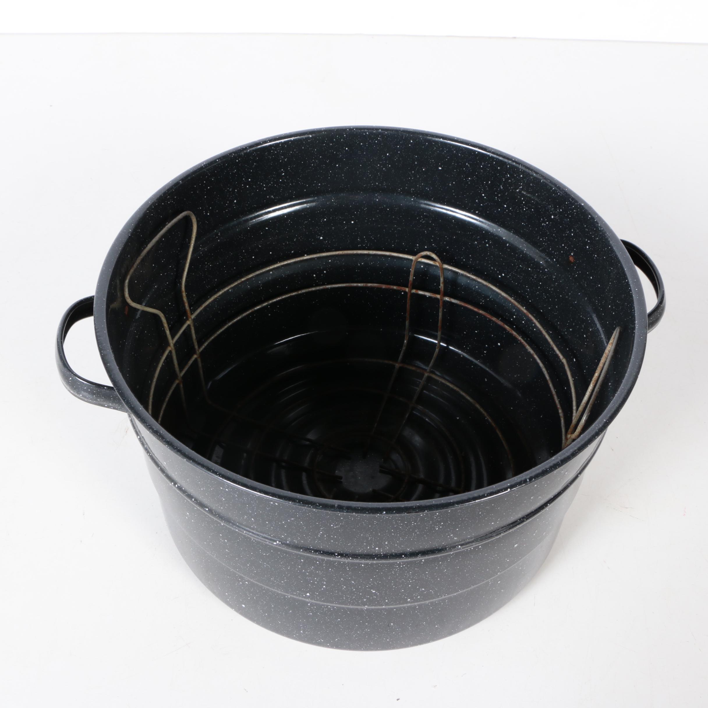 Vintage Metal Canning Kettles