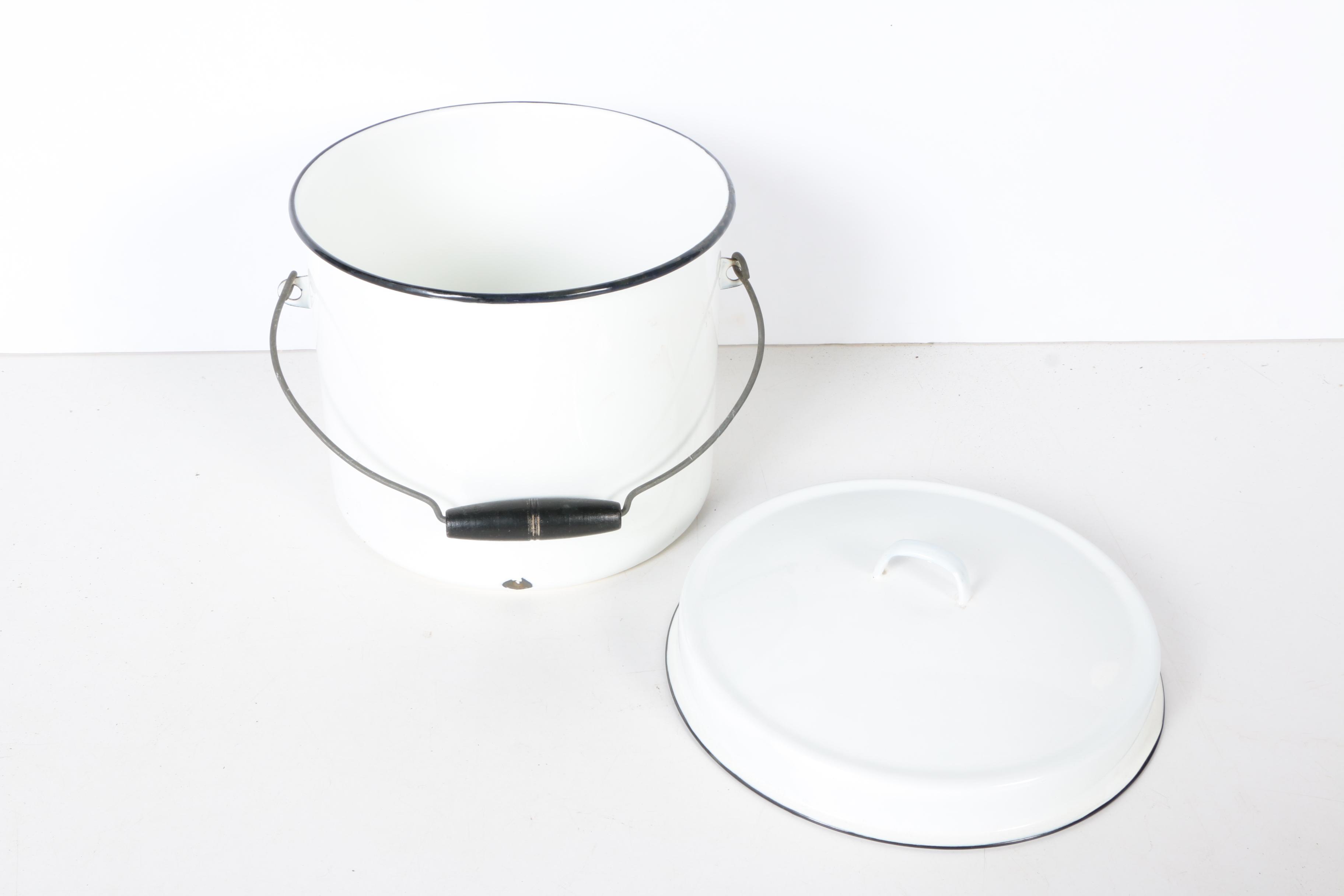 Vintage Metal Canning Kettles