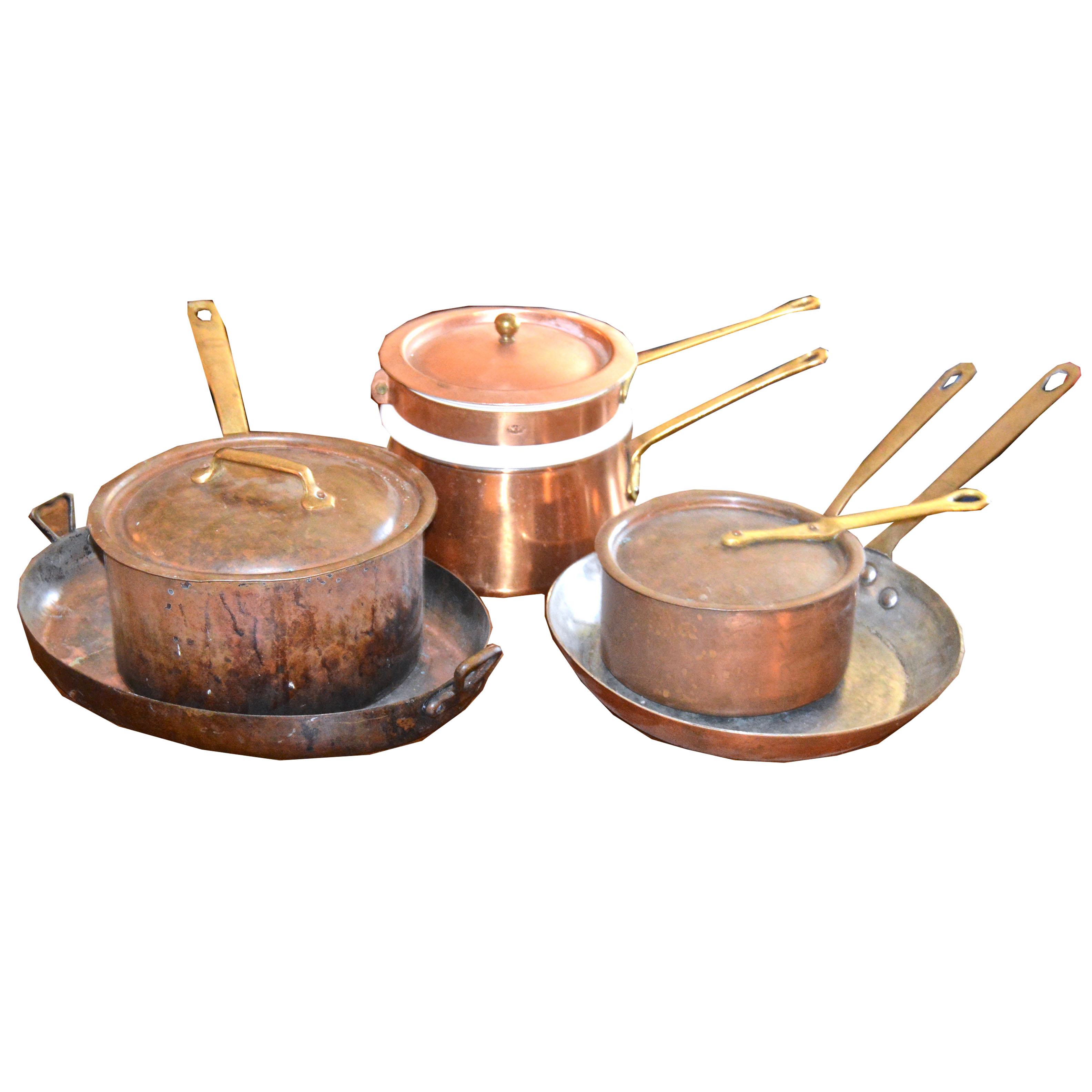 Copper Cookware and Double Boiler