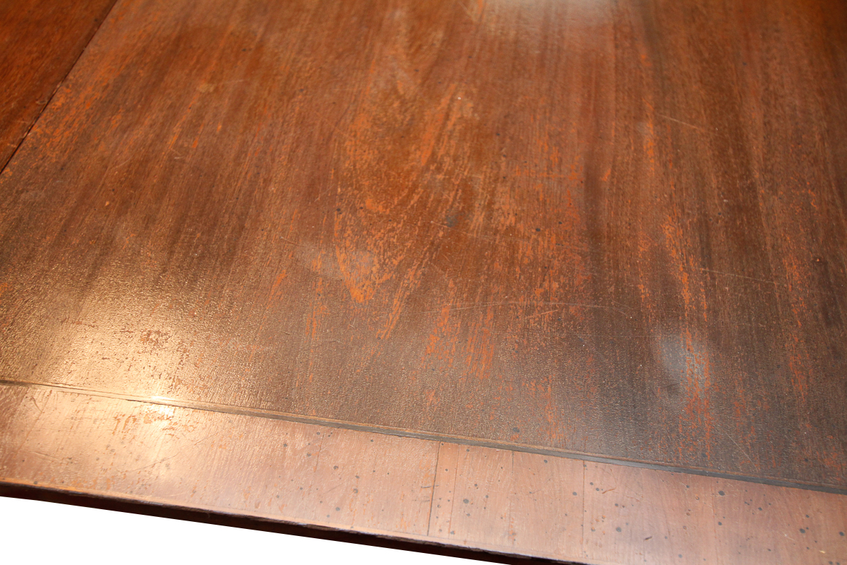 Regency Style Double-Pedestal Mahogany Dining Table