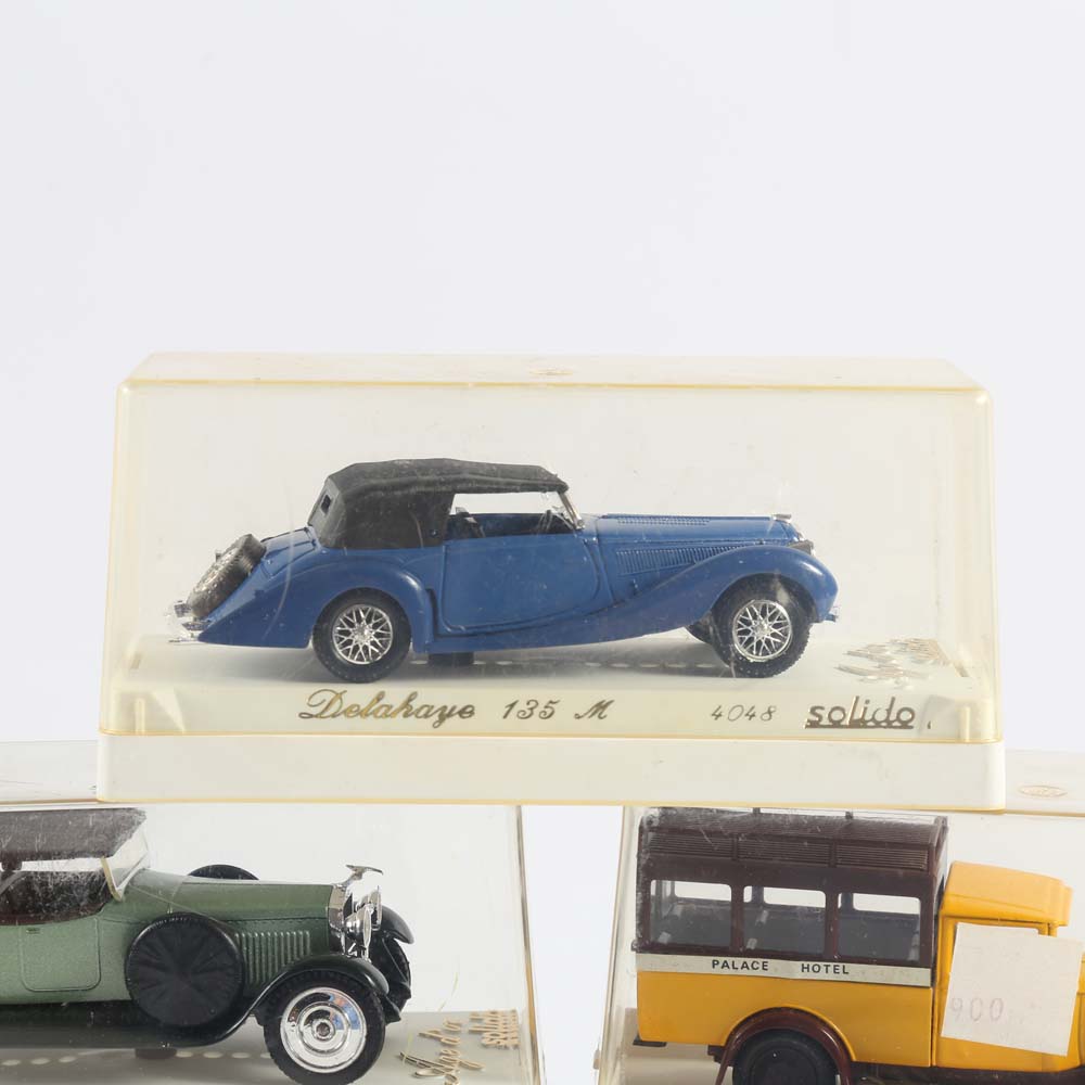 Vintage Diecast Model Cars by Solido France