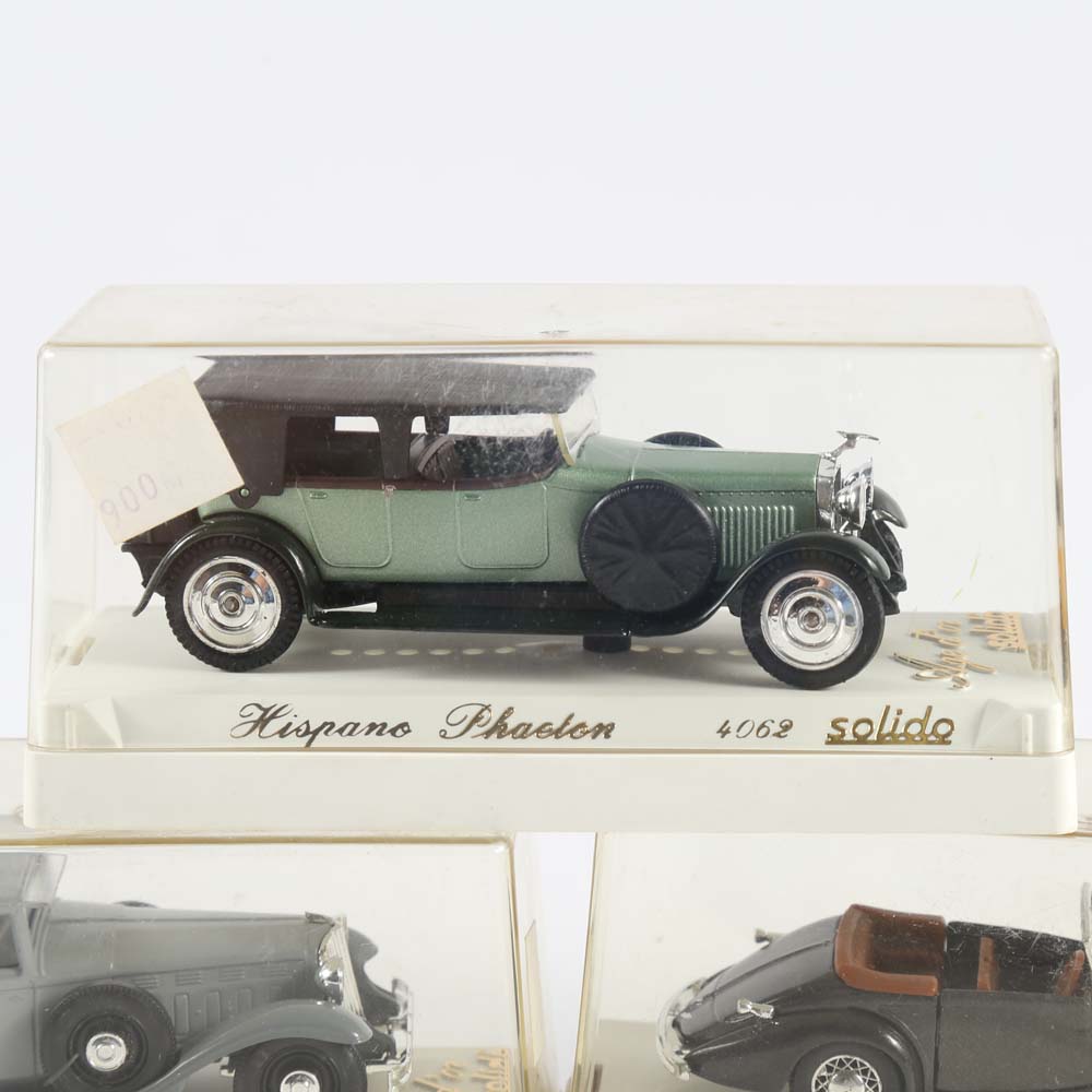 Vintage Diecast Model Cars by Solido France