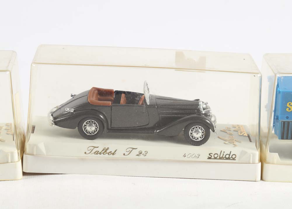 Vintage Diecast Model Cars by Solido France