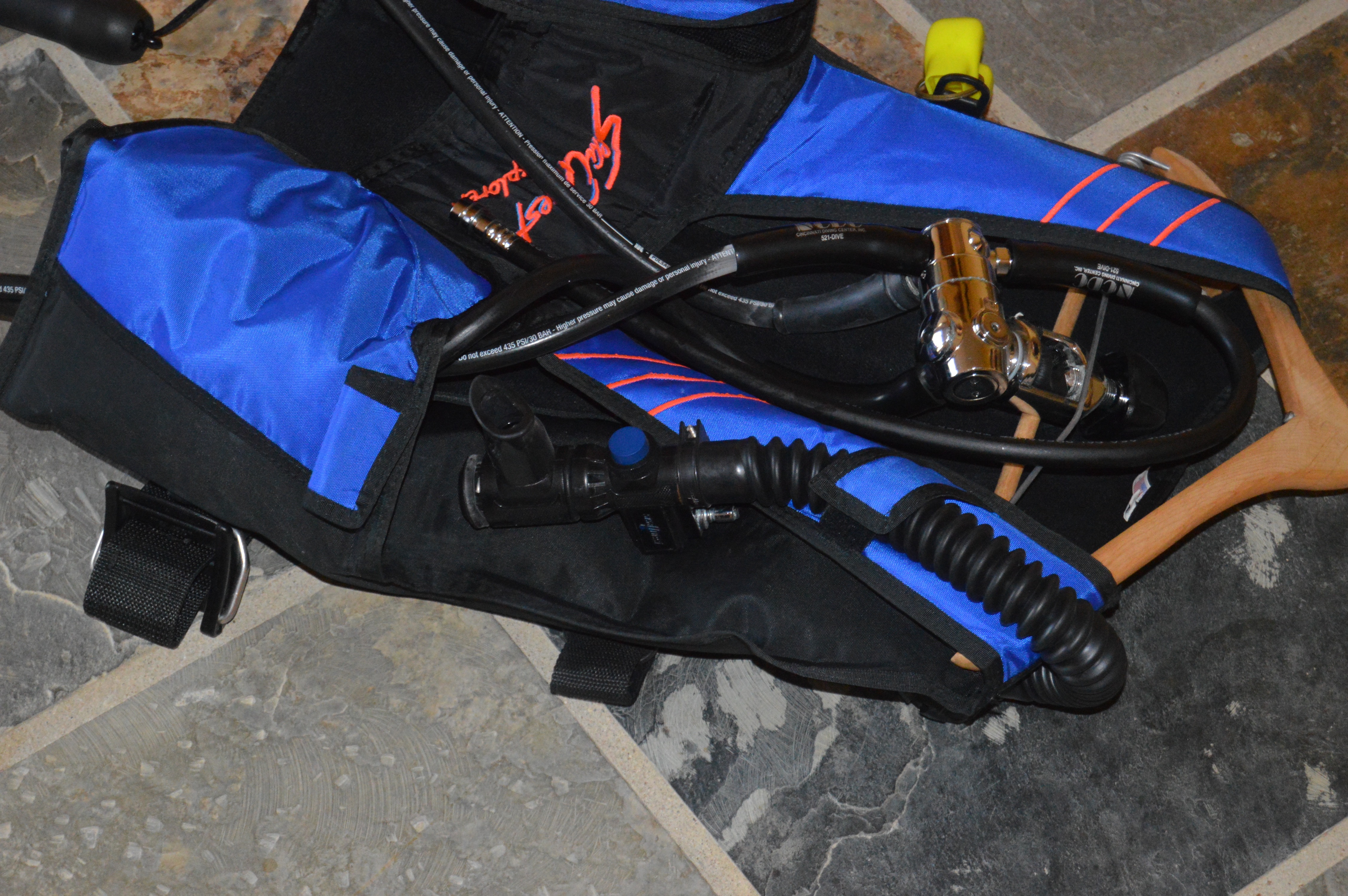 Sea Quest Explorer Buoyancy Compensator Vest and Diving Accessories