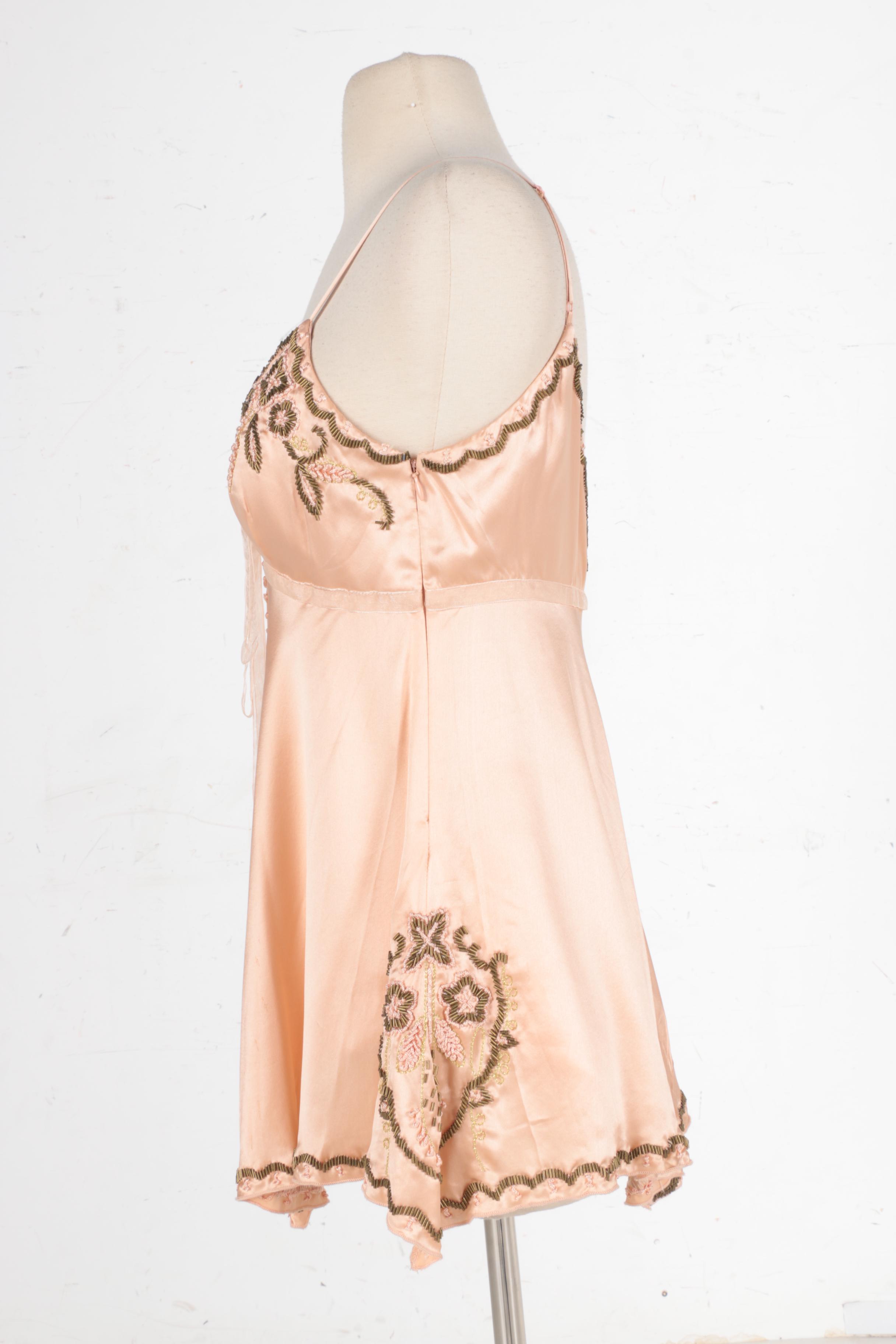 Sue Wong Nocturne Silk Beaded Top