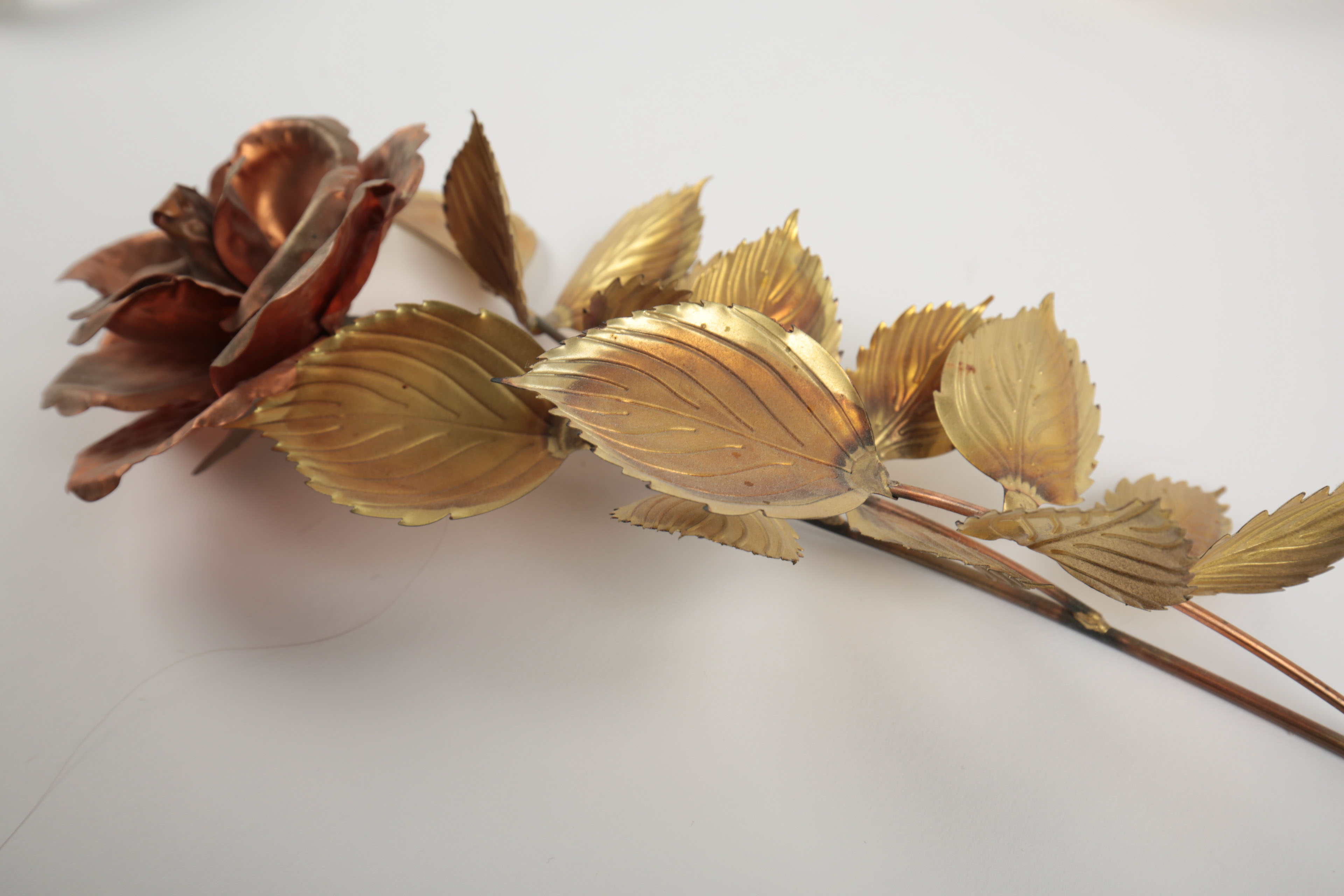 Brass and Porcelain Home Decor Including a Ronson Lighter