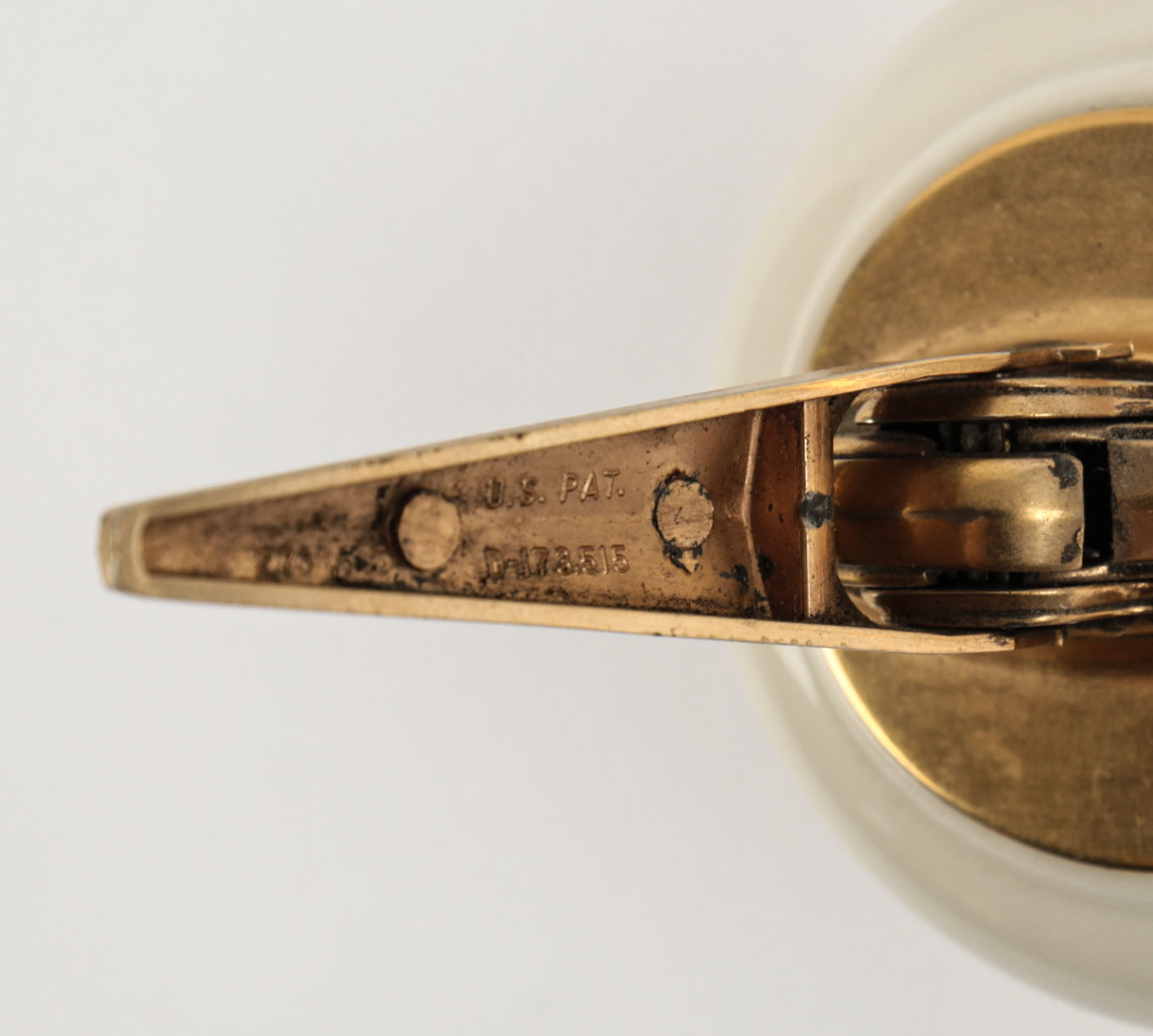 Brass and Porcelain Home Decor Including a Ronson Lighter