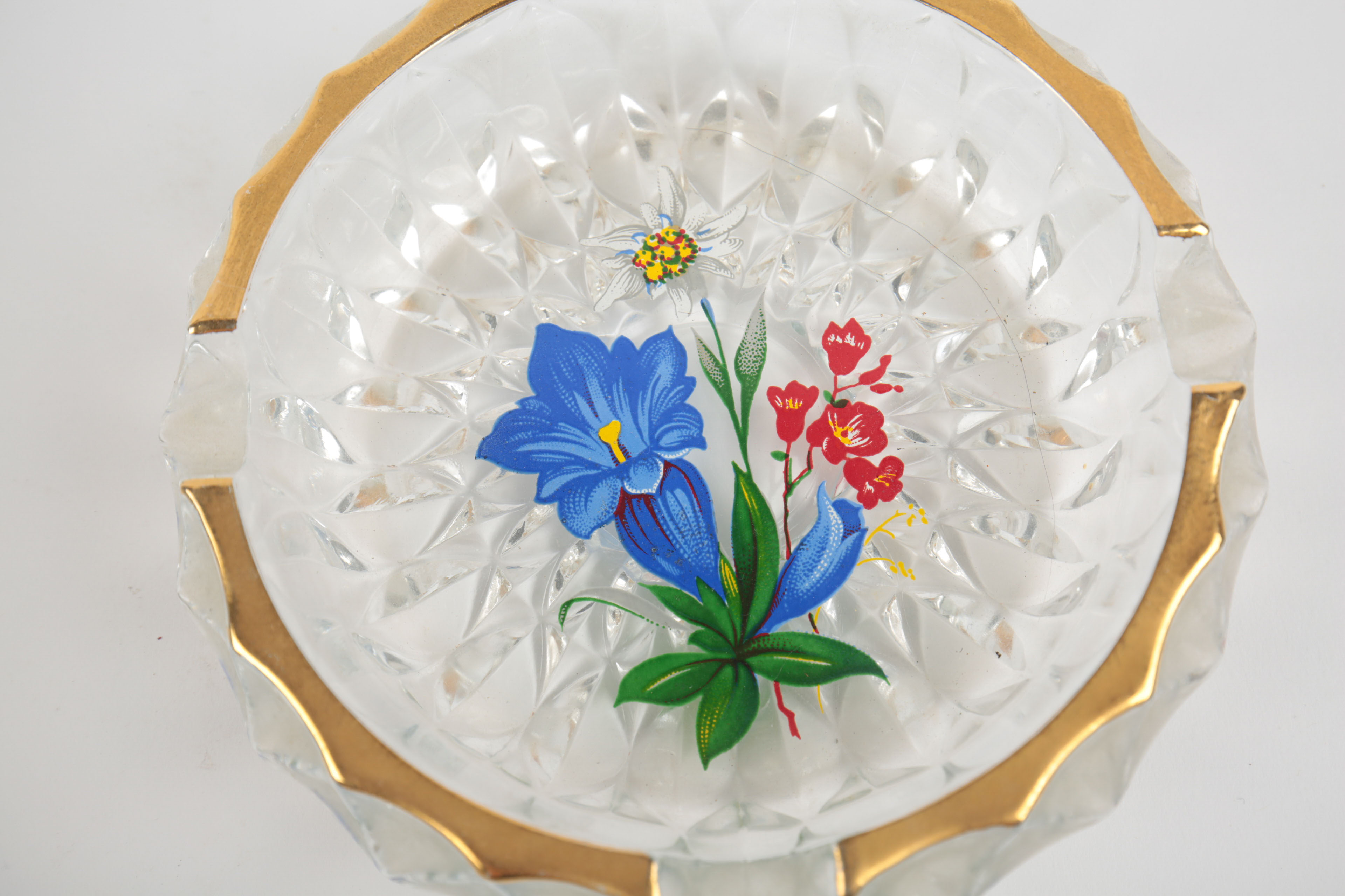 Brass and Porcelain Home Decor Including a Ronson Lighter