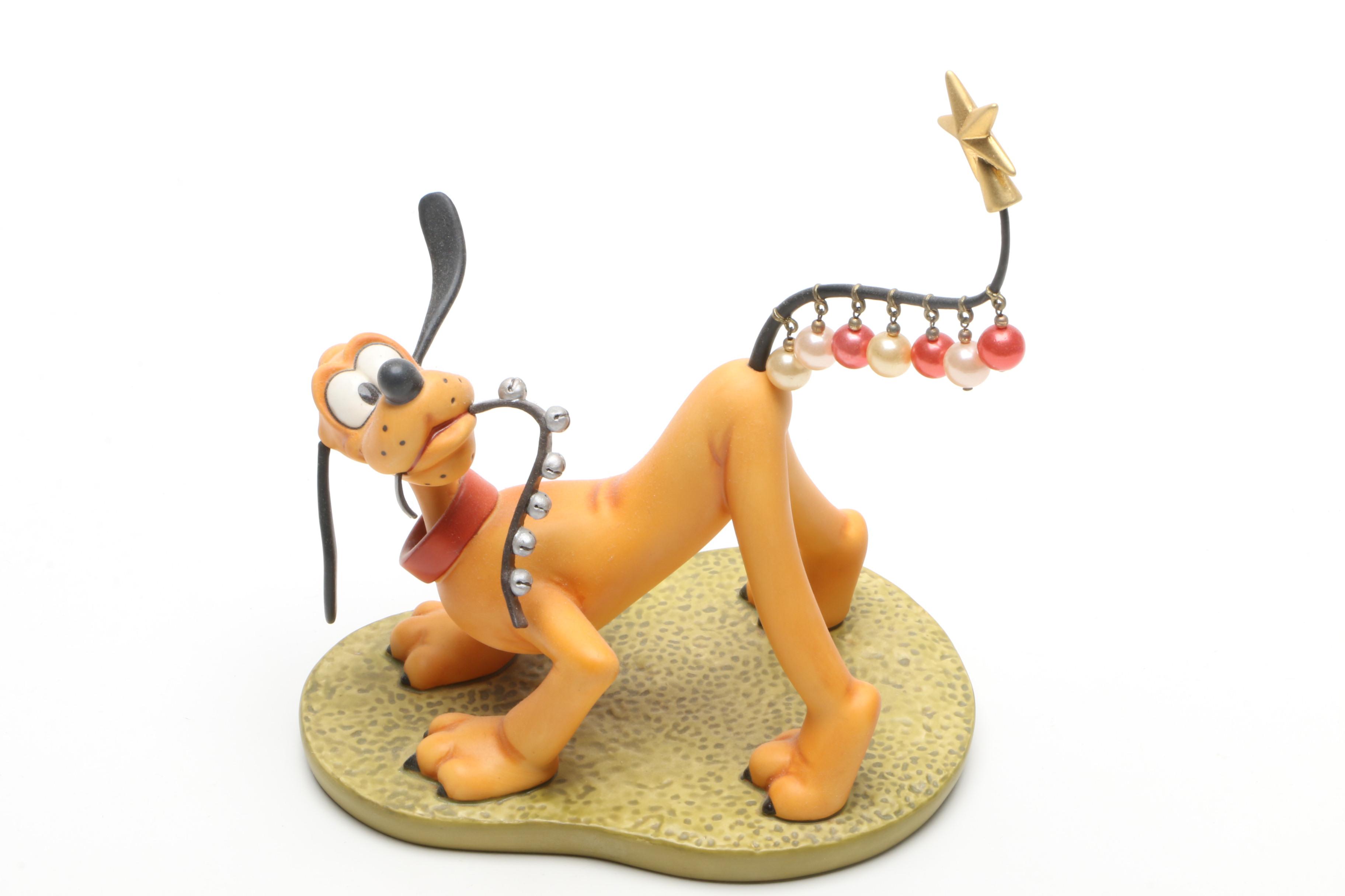 Classic Disney Figurines Including "The Fairy Godmother" from Cinderella