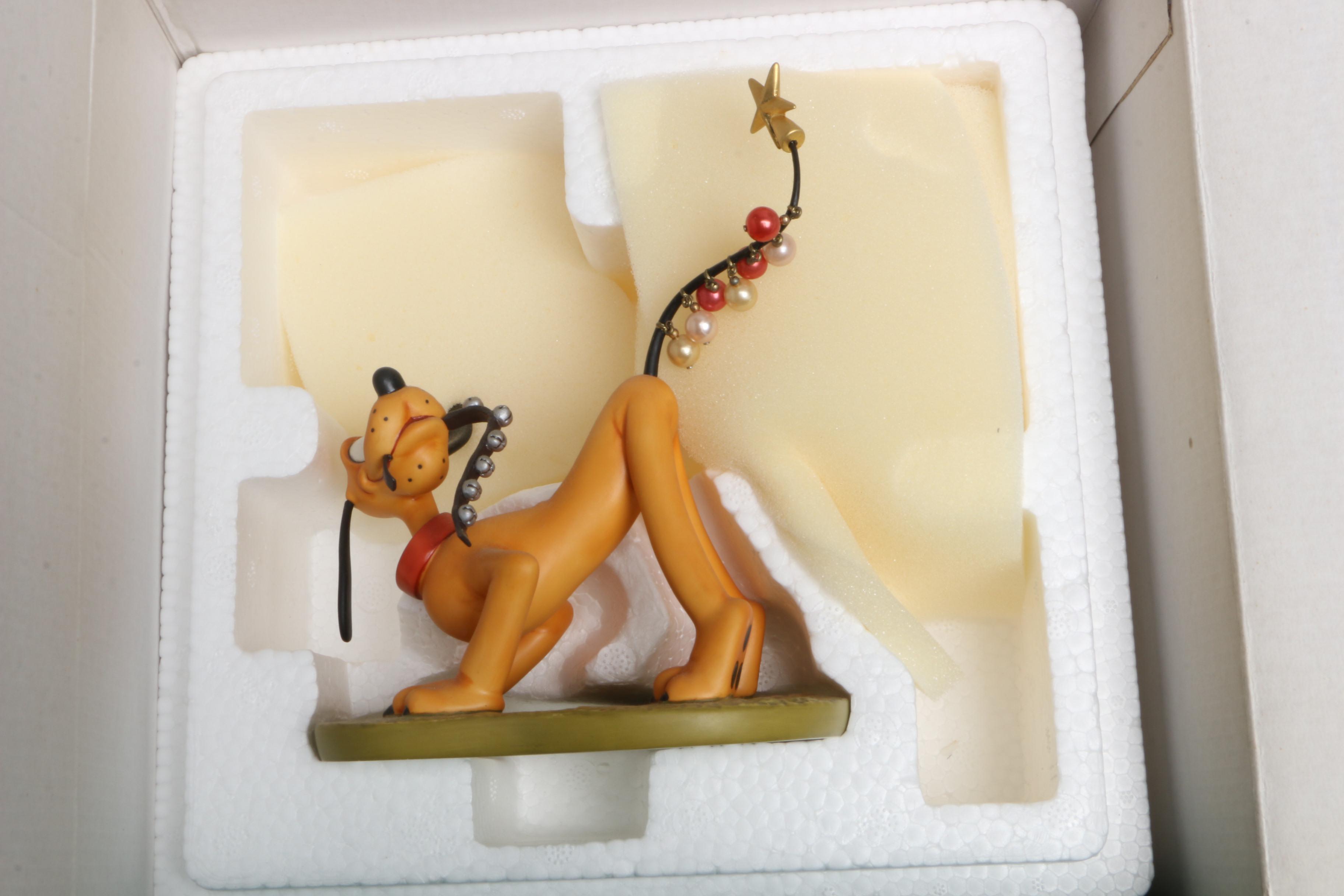 Classic Disney Figurines Including "The Fairy Godmother" from Cinderella