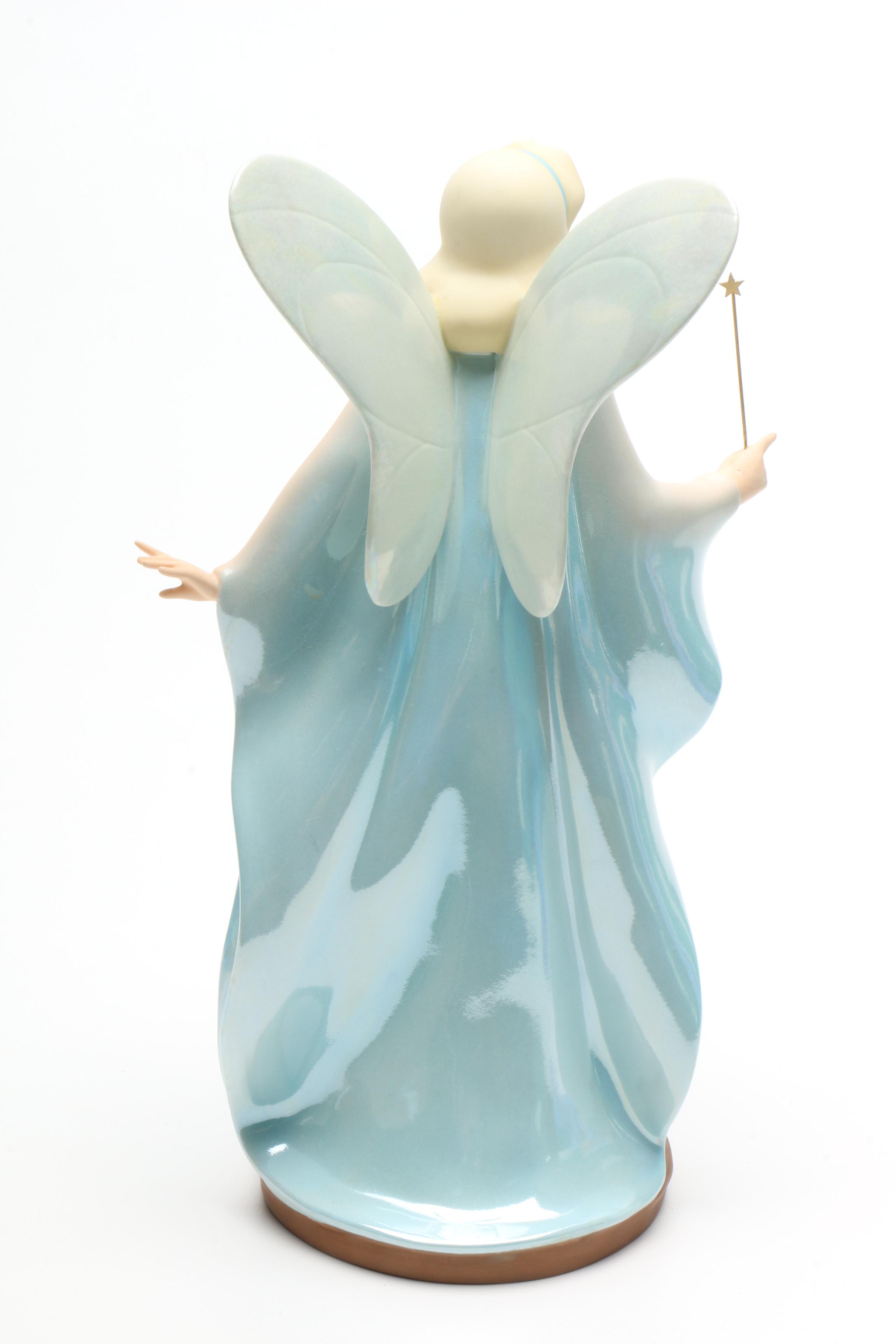 Classic Disney Figurines Including "The Fairy Godmother" from Cinderella