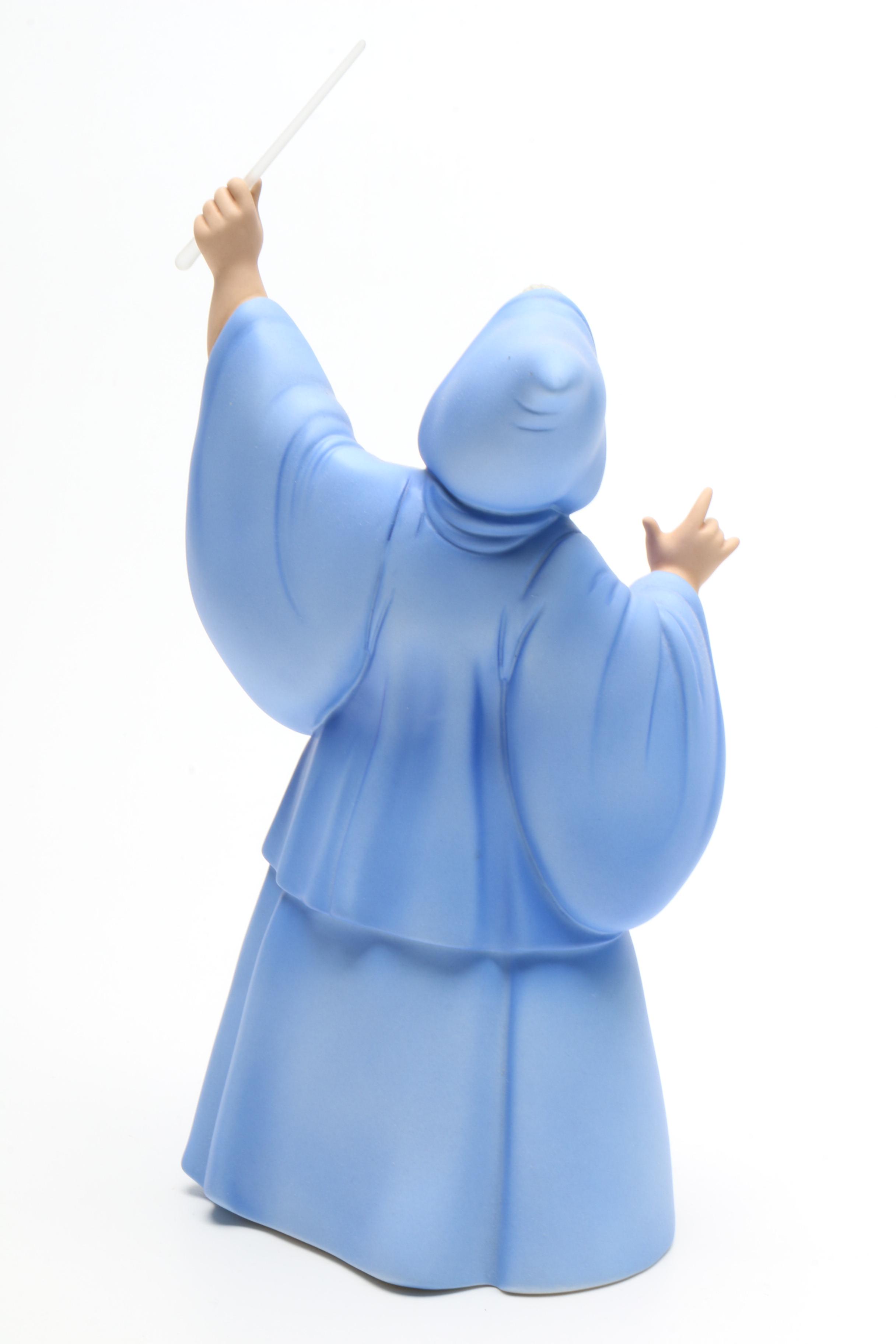 Classic Disney Figurines Including "The Fairy Godmother" from Cinderella
