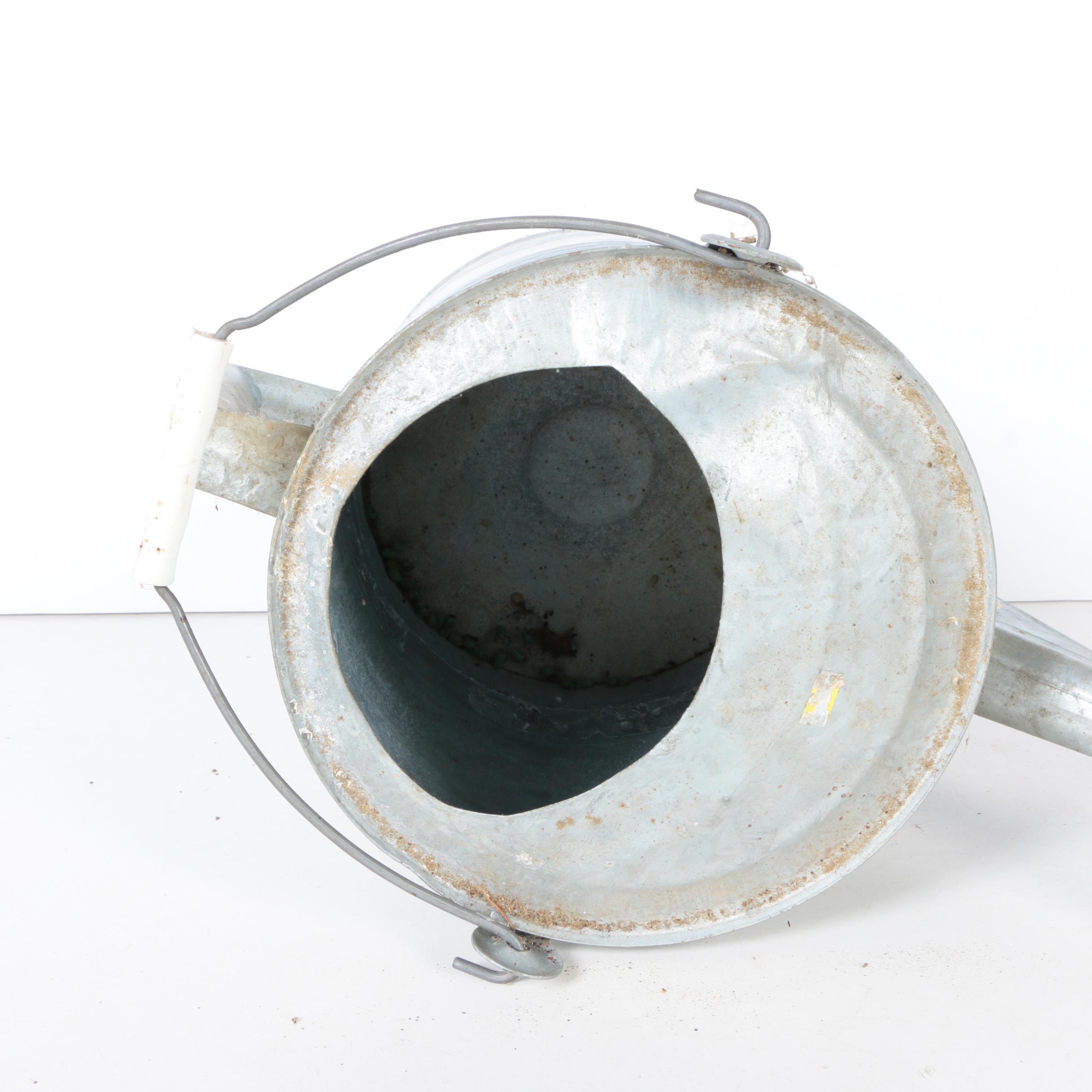 Metal Watering Can, Pail, and Tub