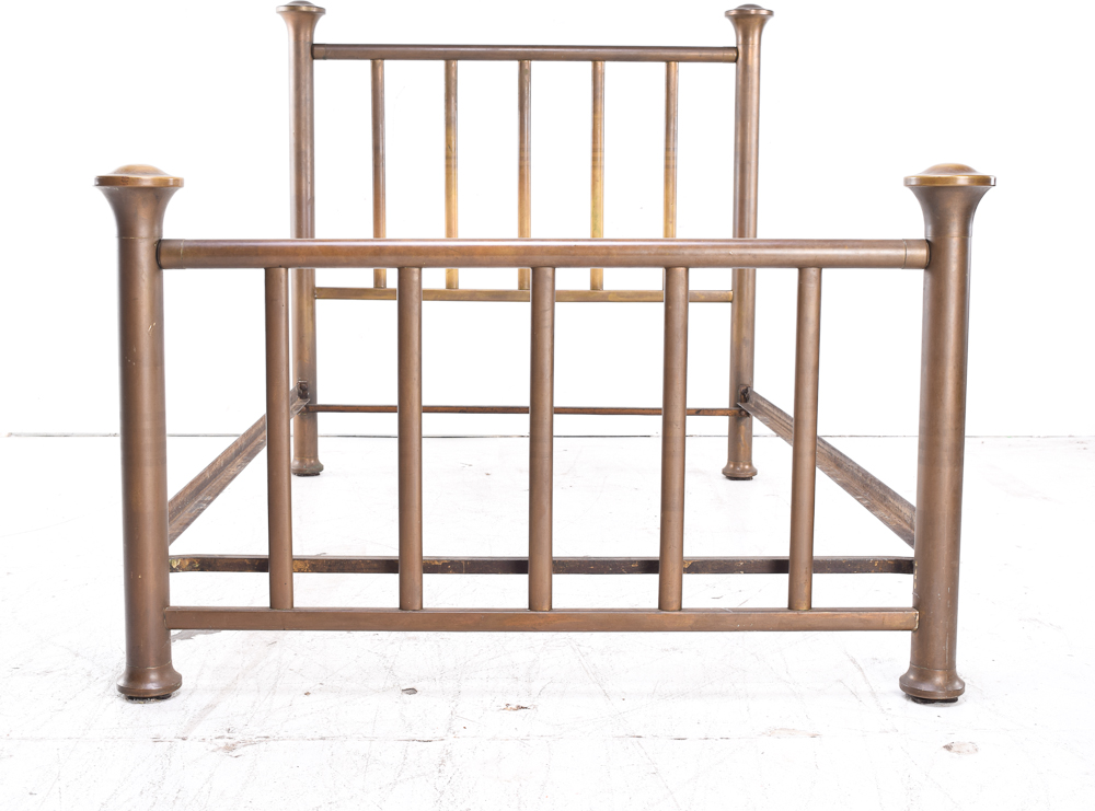 Antique Full-Size Mission Brass Bed